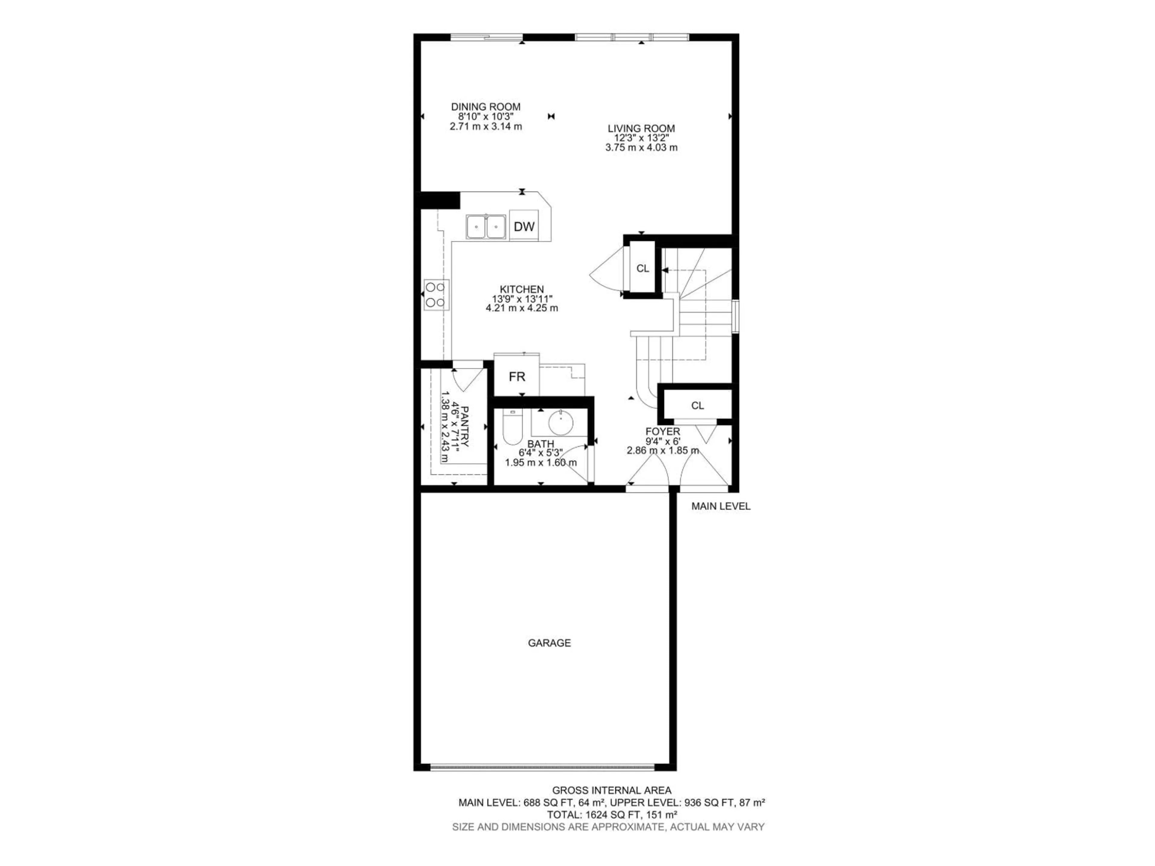 Floor plan for 5025 ANDISON CL, Edmonton Alberta T6W3T3