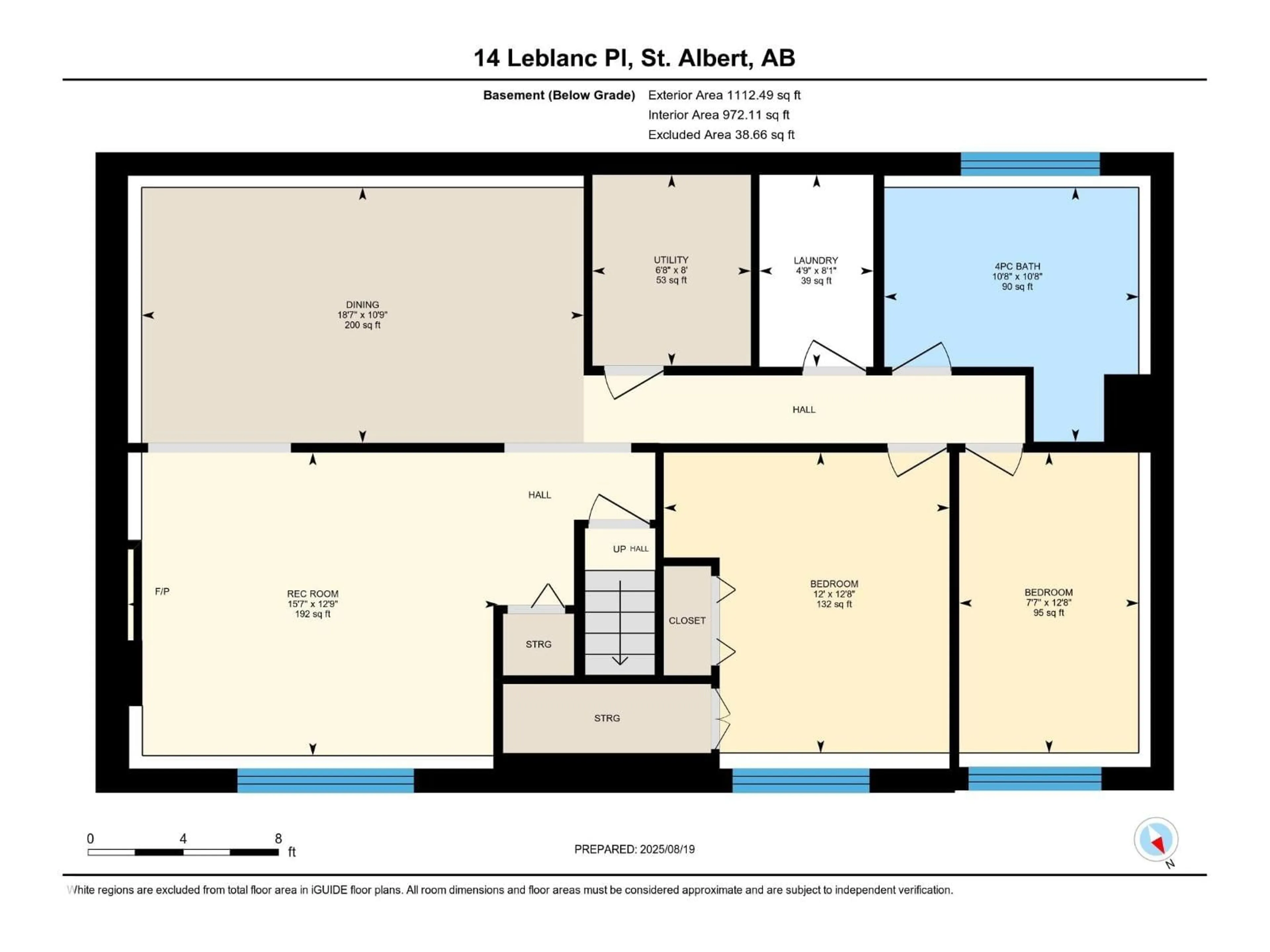 Floor plan for 14 LEBLANC PL, St. Albert Alberta T8N4P1