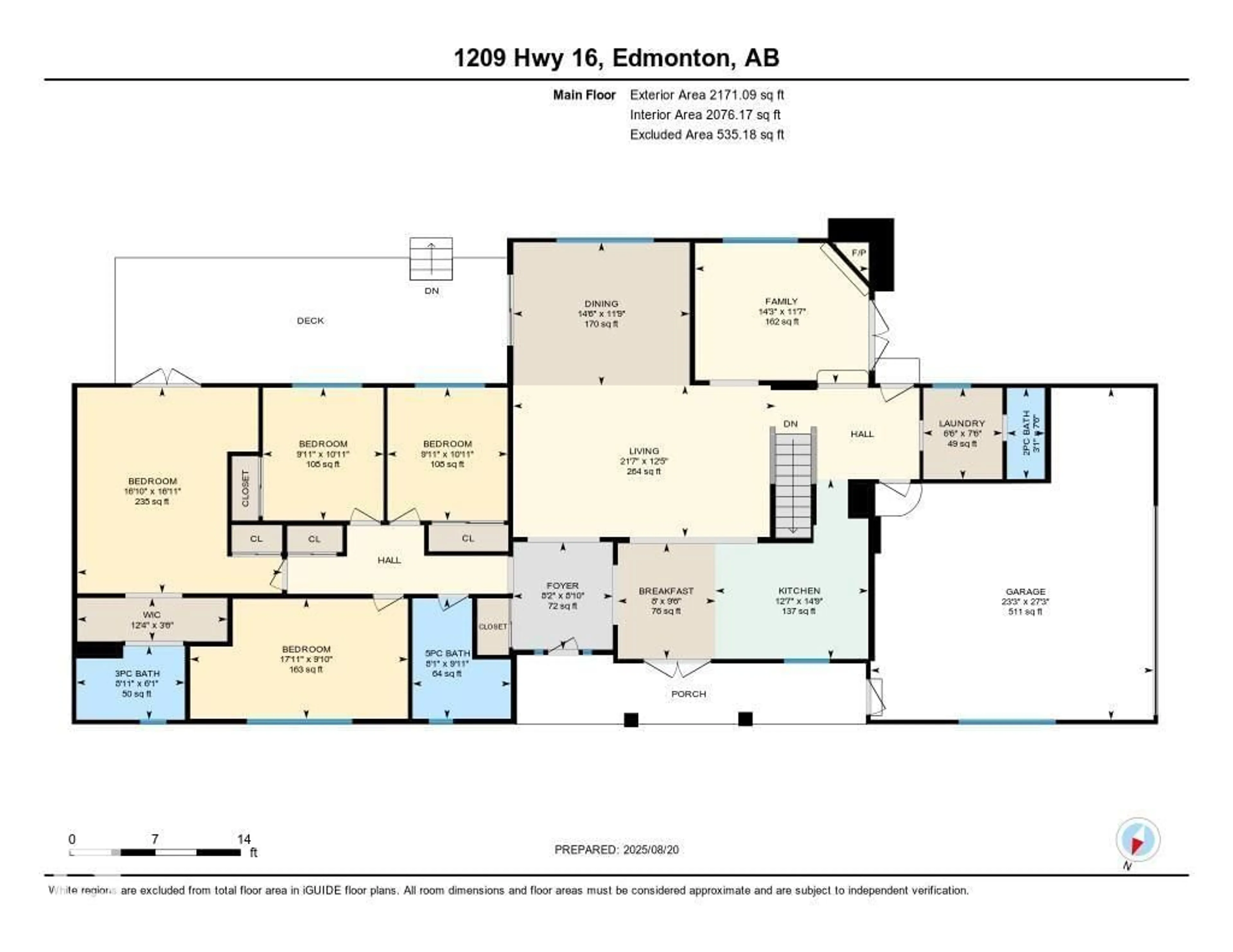 Floor plan for 1209 HWY 16, Rural Parkland County Alberta T7Y2T1