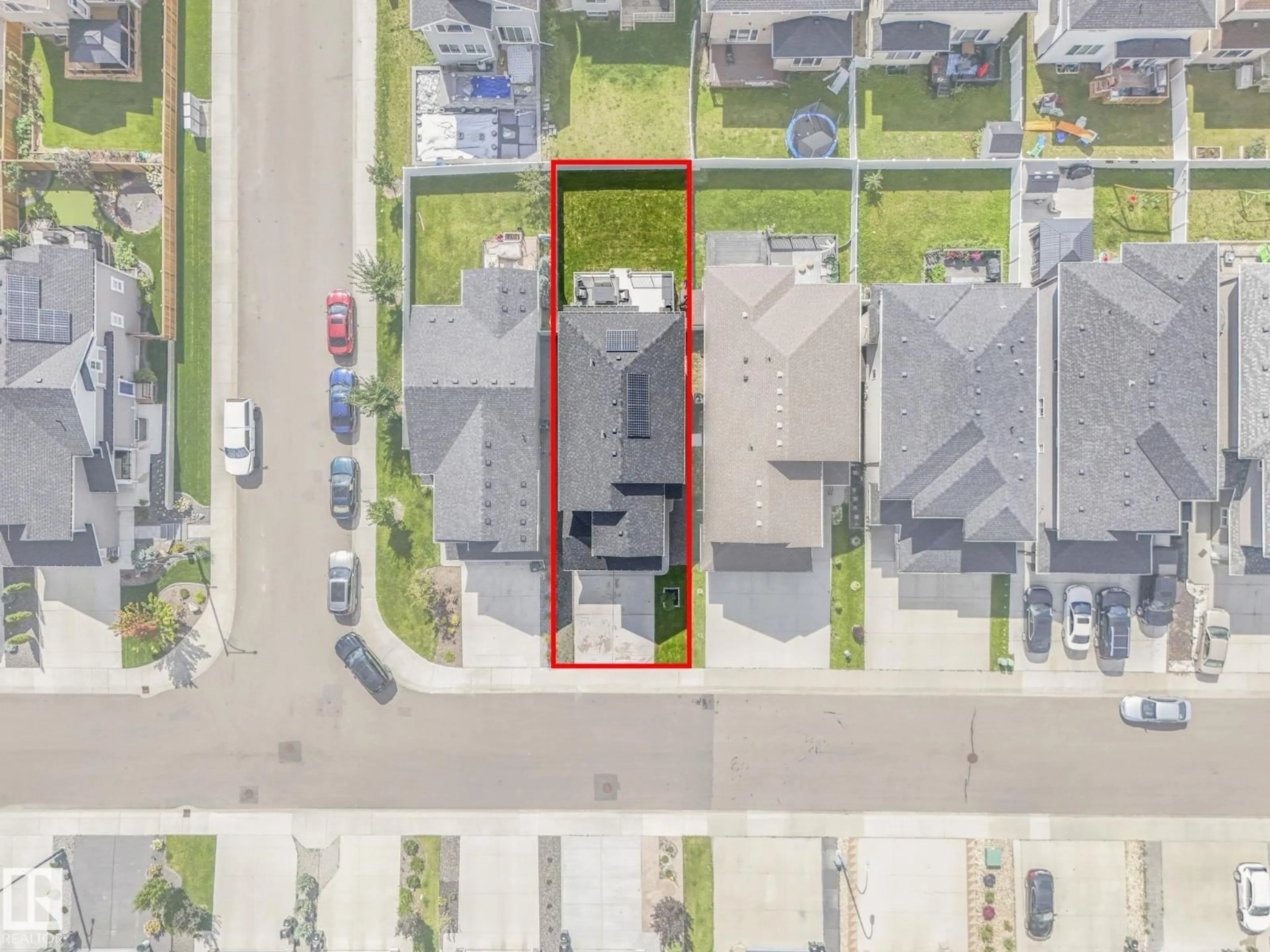 A pic from outside/outdoor area/front of a property/back of a property/a pic from drone, street for NW - 6407 174 AV, Edmonton Alberta T5Y3T6