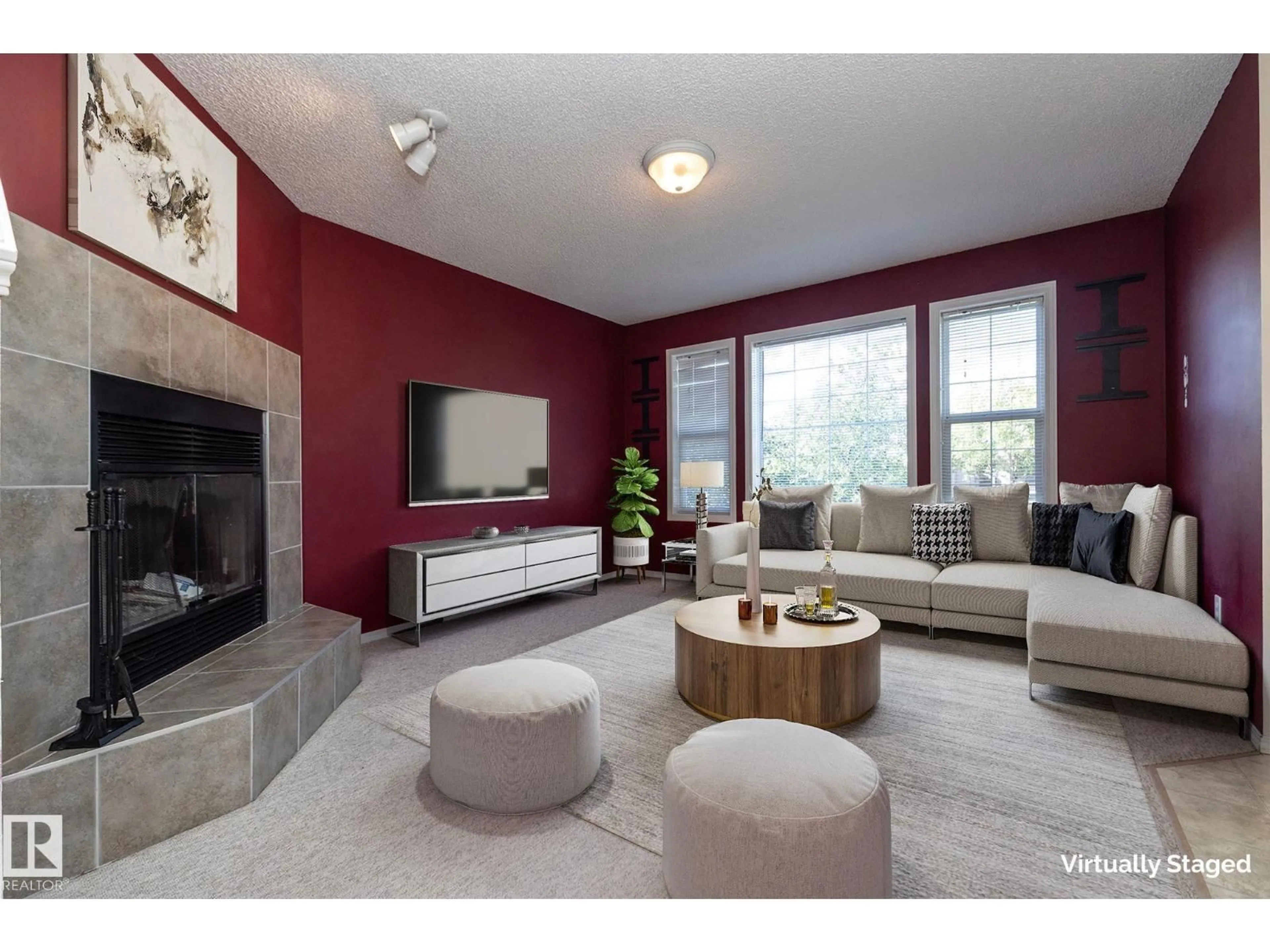 Living room with furniture, unknown for 23 BETHEL DR, Sherwood Park Alberta T8H2H1