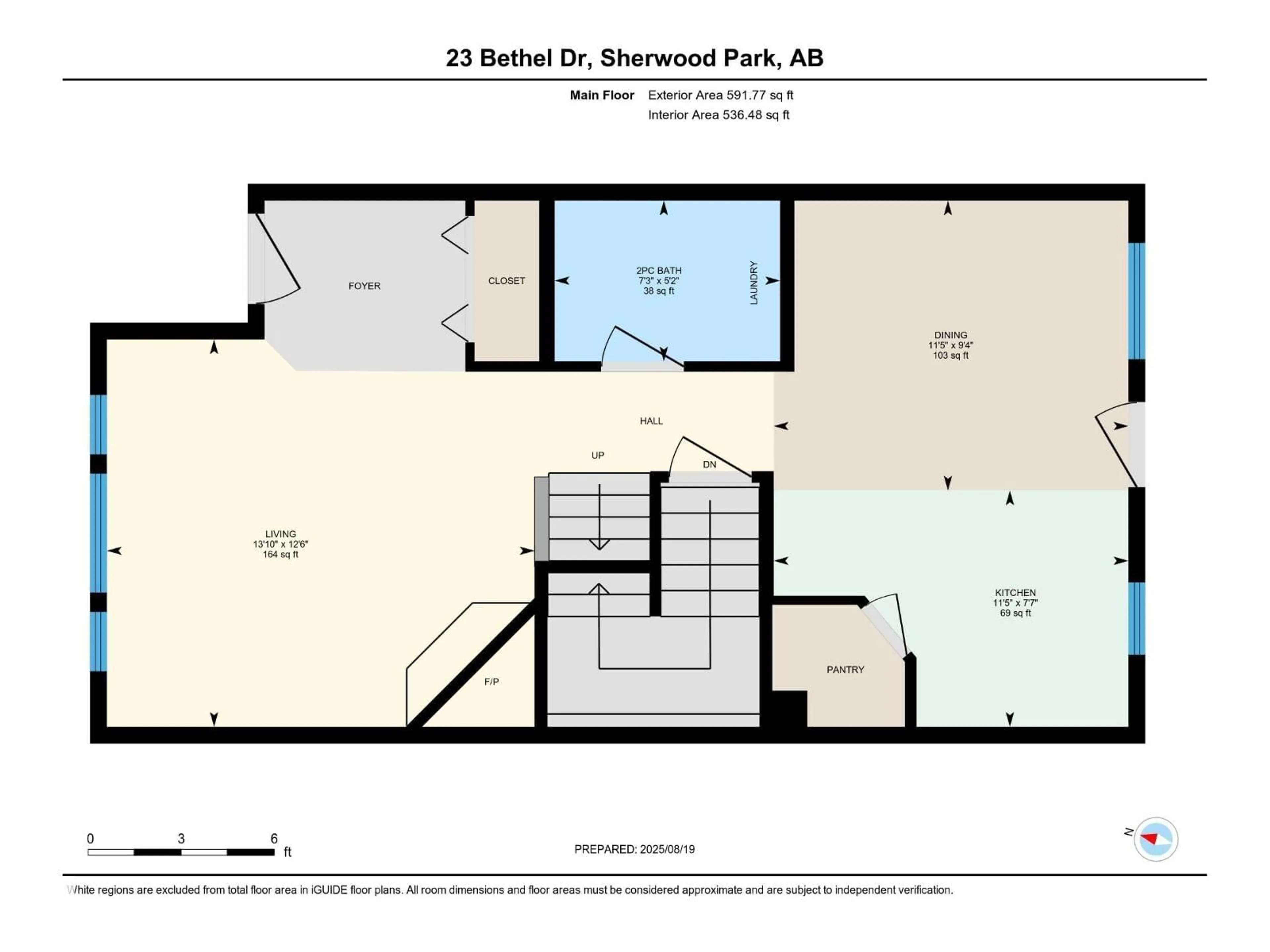 Floor plan for 23 BETHEL DR, Sherwood Park Alberta T8H2H1