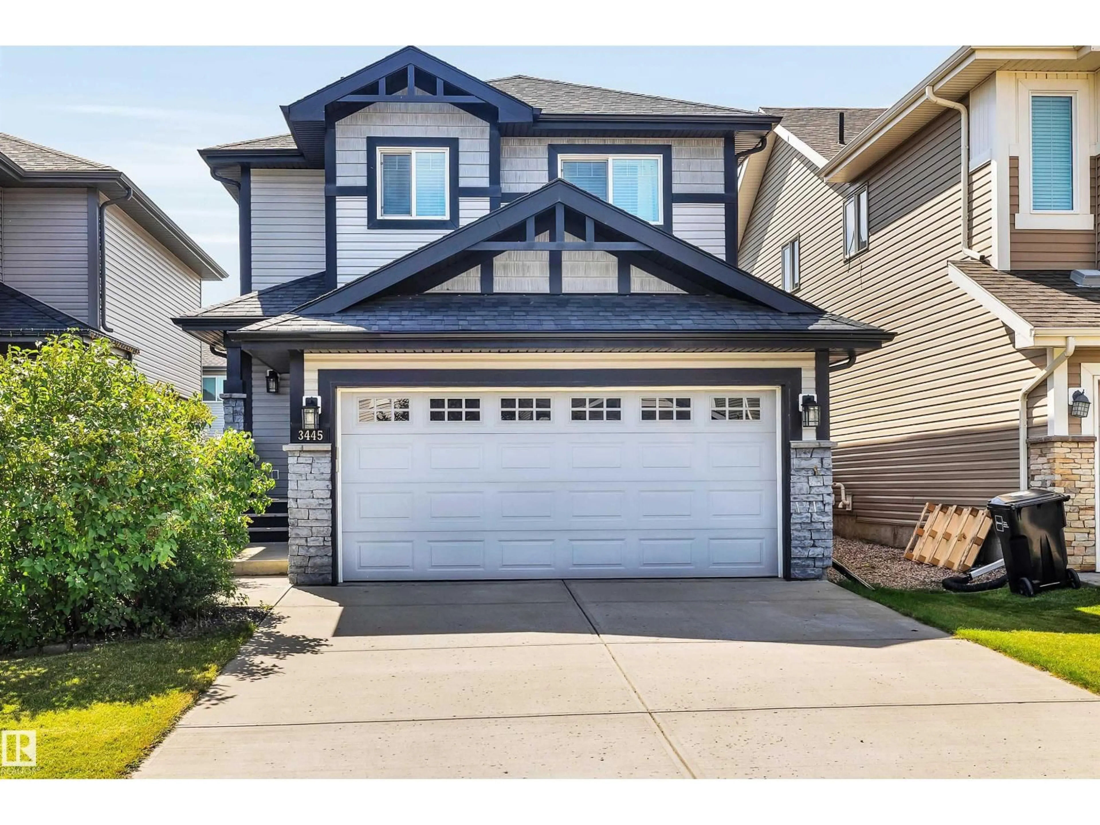 Home with vinyl exterior material, street for 3445 ABBOTT WY, Edmonton Alberta T6W2M3
