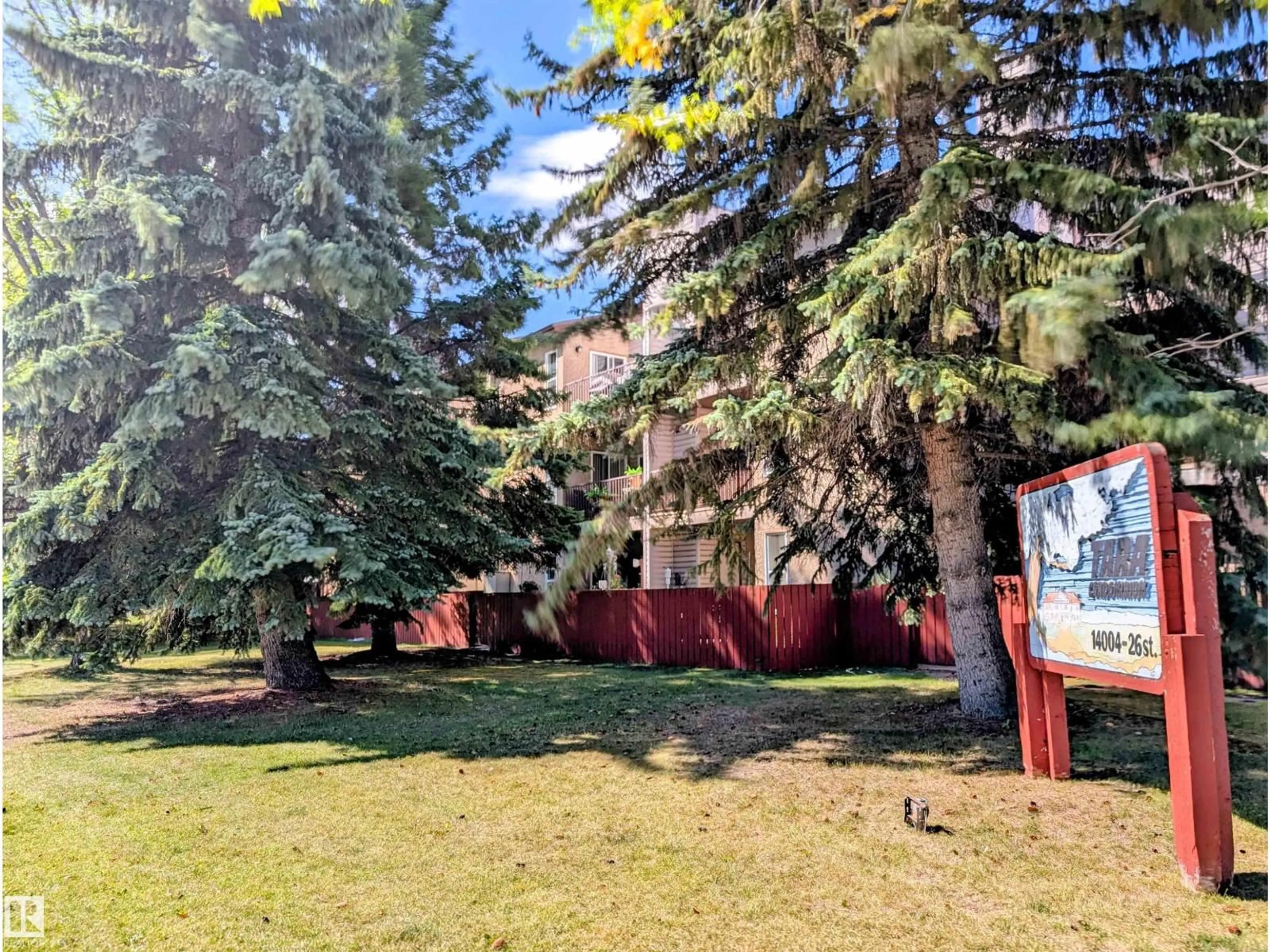 A pic from outside/outdoor area/front of a property/back of a property/a pic from drone, unknown for 104 14004 26 ST NW, Edmonton Alberta T5Y1Y4