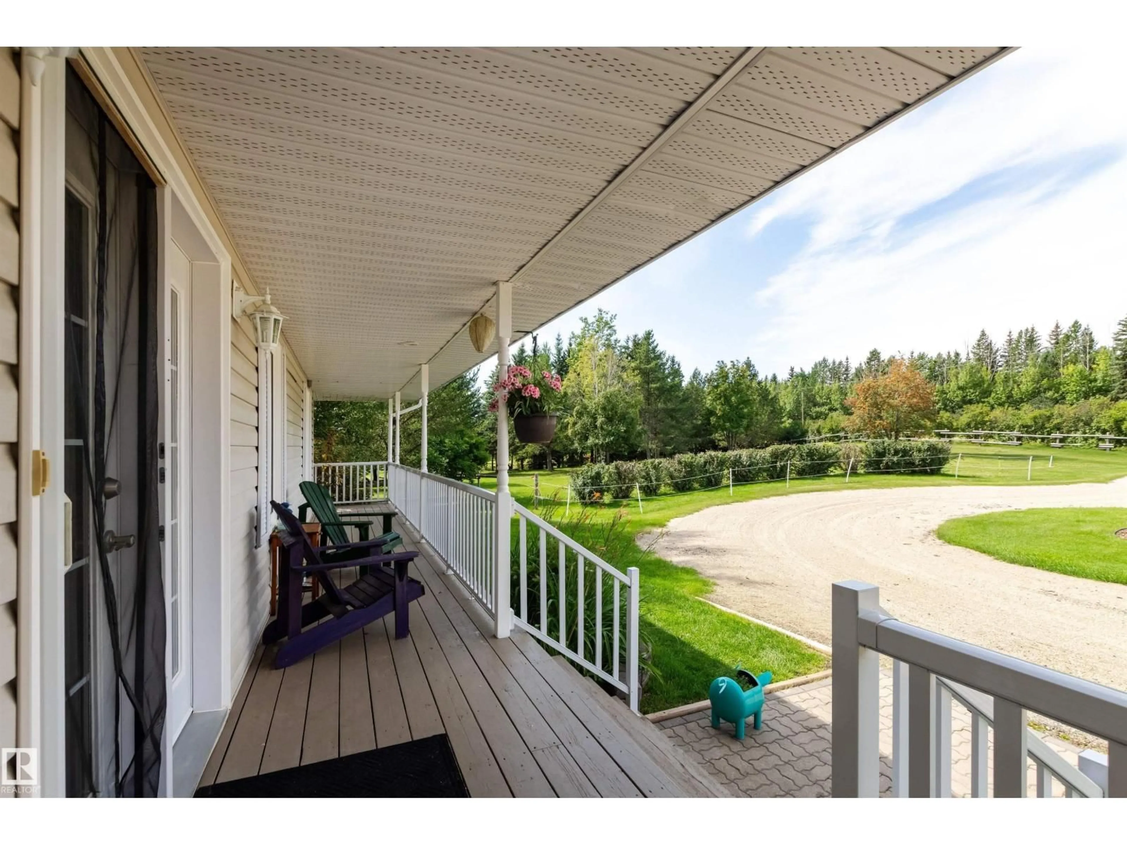 Patio, water/lake/river/ocean view for 10 - 2311 TWP ROAD 530, Rural Parkland County Alberta T7Y3M8