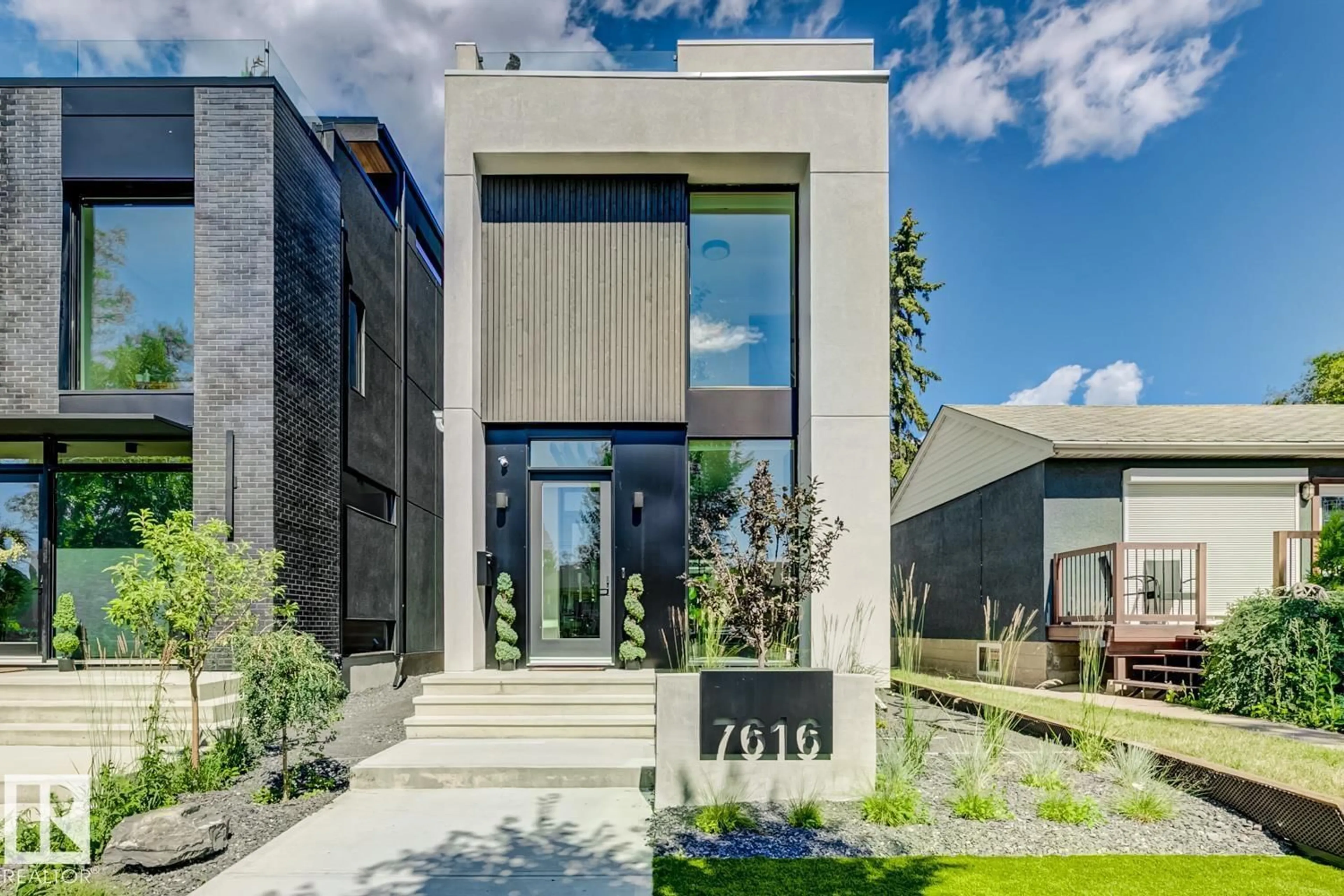 Home with brick exterior material, street for 7616 83 AV, Edmonton Alberta T6C1A3