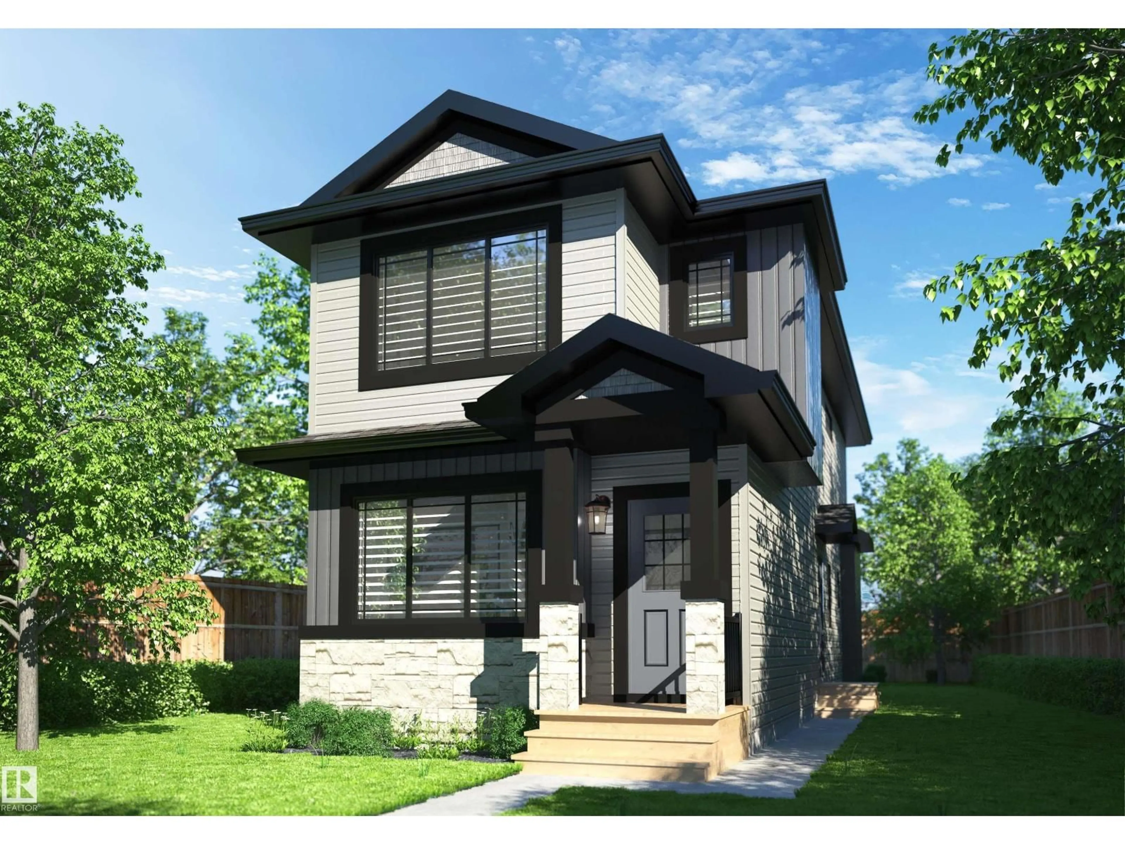 Home with brick exterior material, street for 6258 175A AV, Edmonton Alberta T5Y4A5