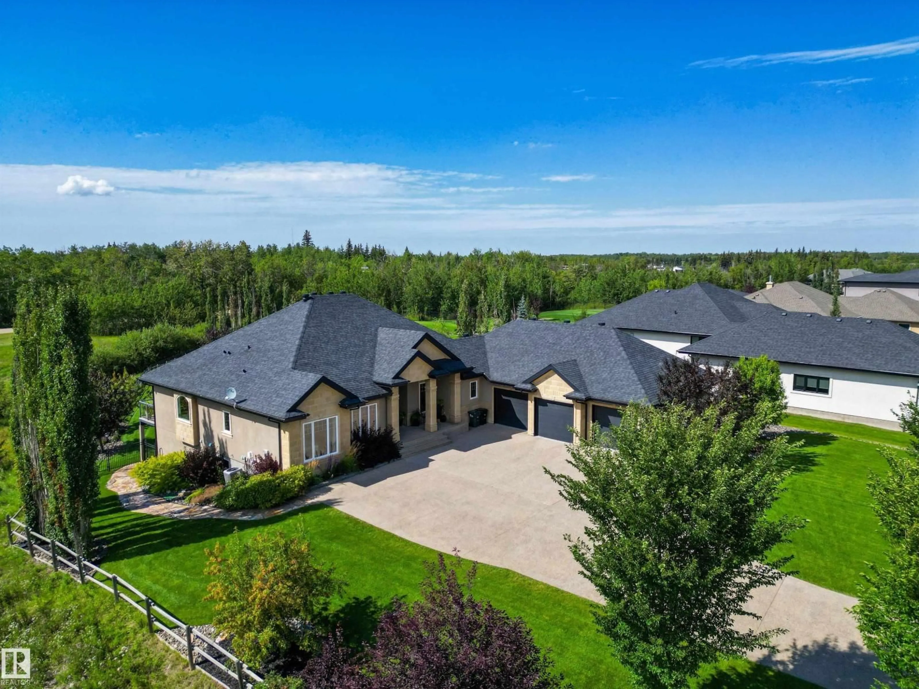 A pic from outside/outdoor area/front of a property/back of a property/a pic from drone, unknown for 52367 - 236 RGE ROAD 223, Rural Strathcona County Alberta T8C1A8