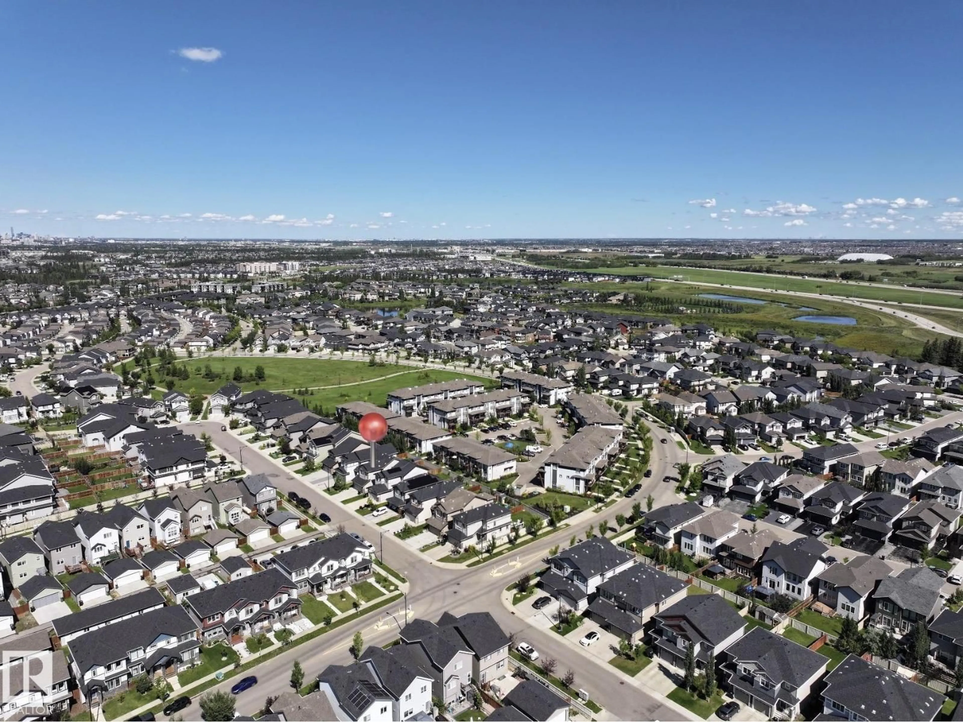 A pic from outside/outdoor area/front of a property/back of a property/a pic from drone, street for 2713 ANTON PLACE, Edmonton Alberta T6W3T6
