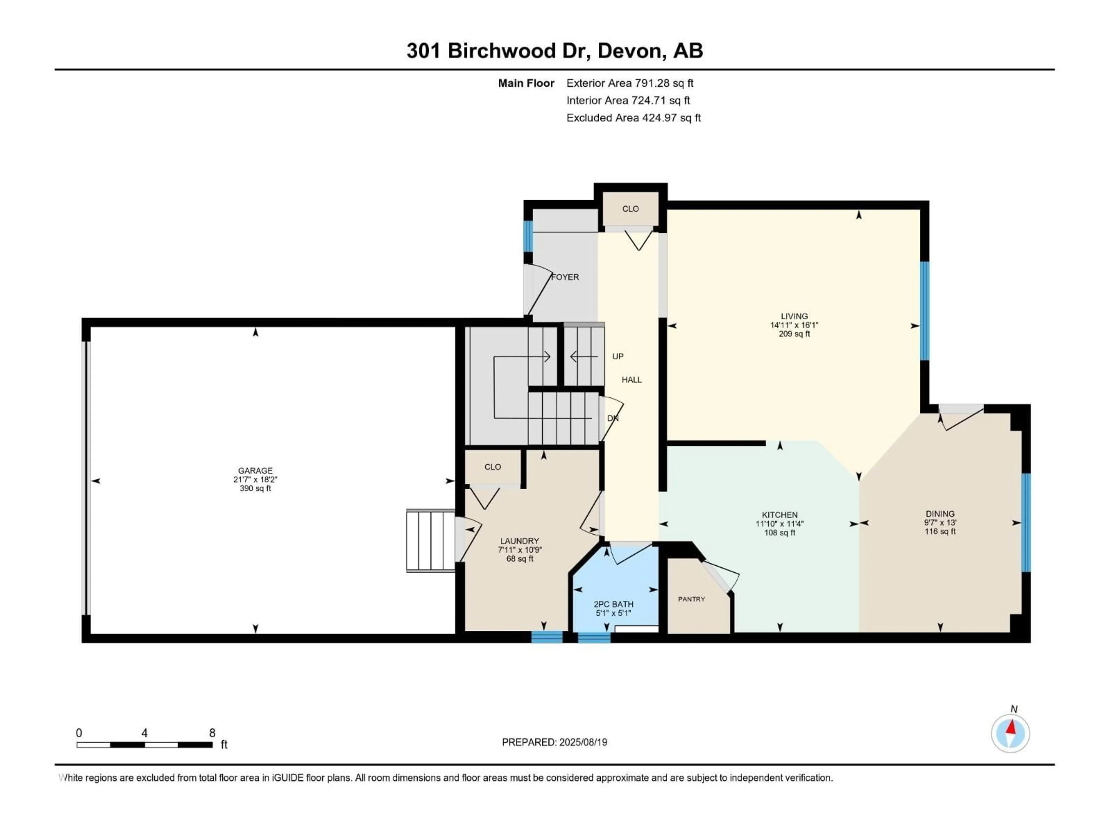 Floor plan for 301 BIRCHWOOD DR, Devon Alberta T9G2H9