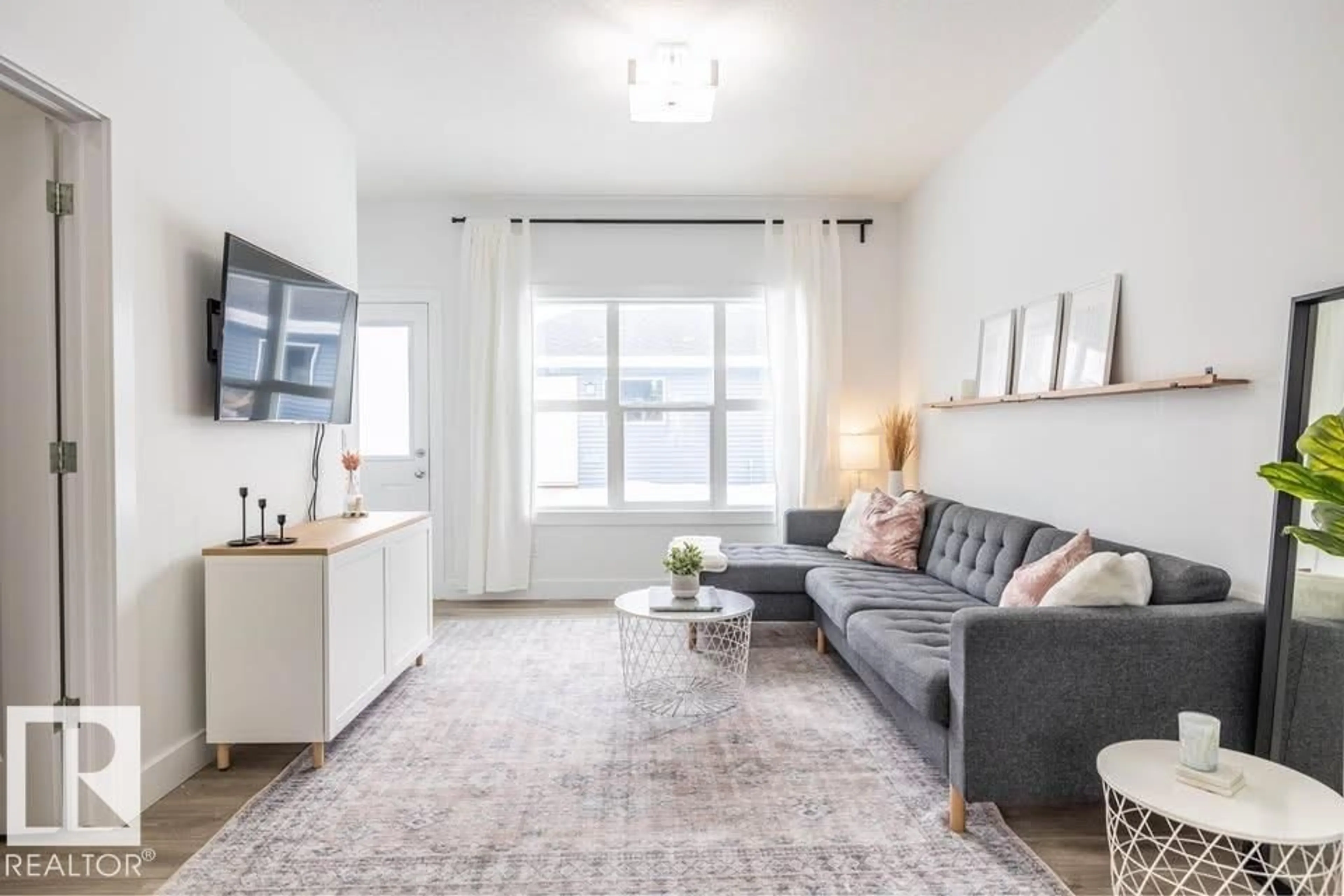 Living room with furniture, unknown for 16638 31 AV, Edmonton Alberta T6W4P8