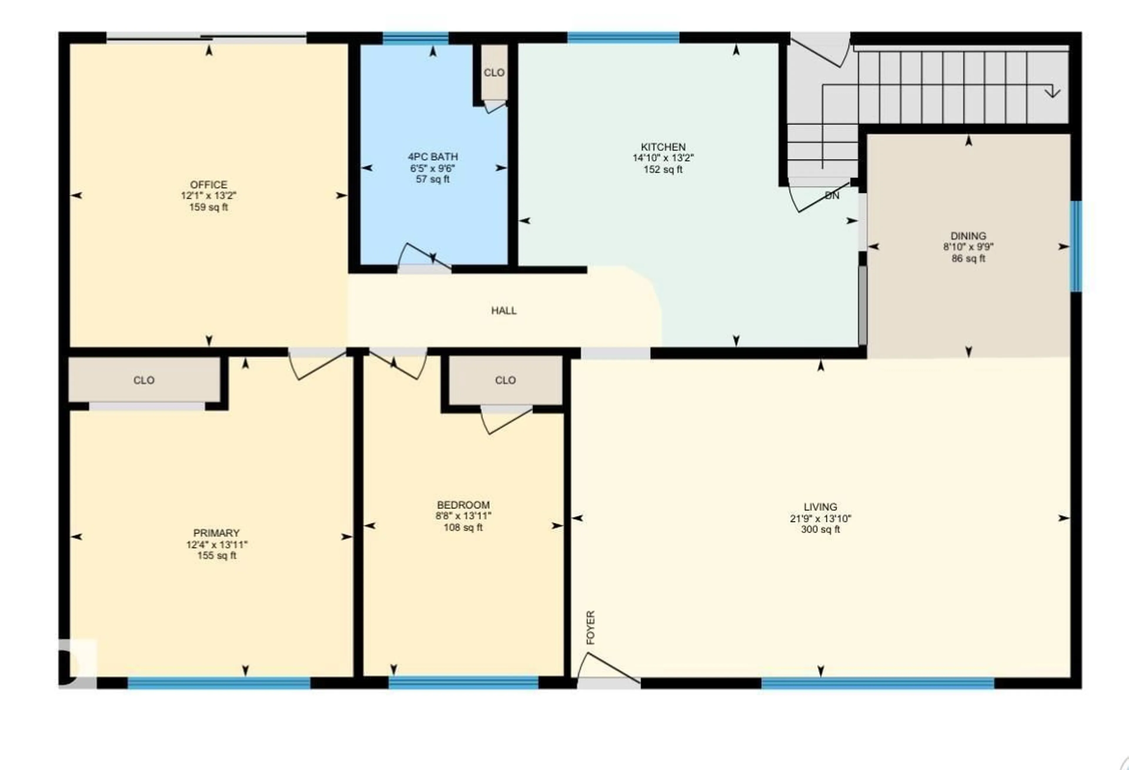 Floor plan for 9015 157 ST NW, Edmonton Alberta T5R2A6