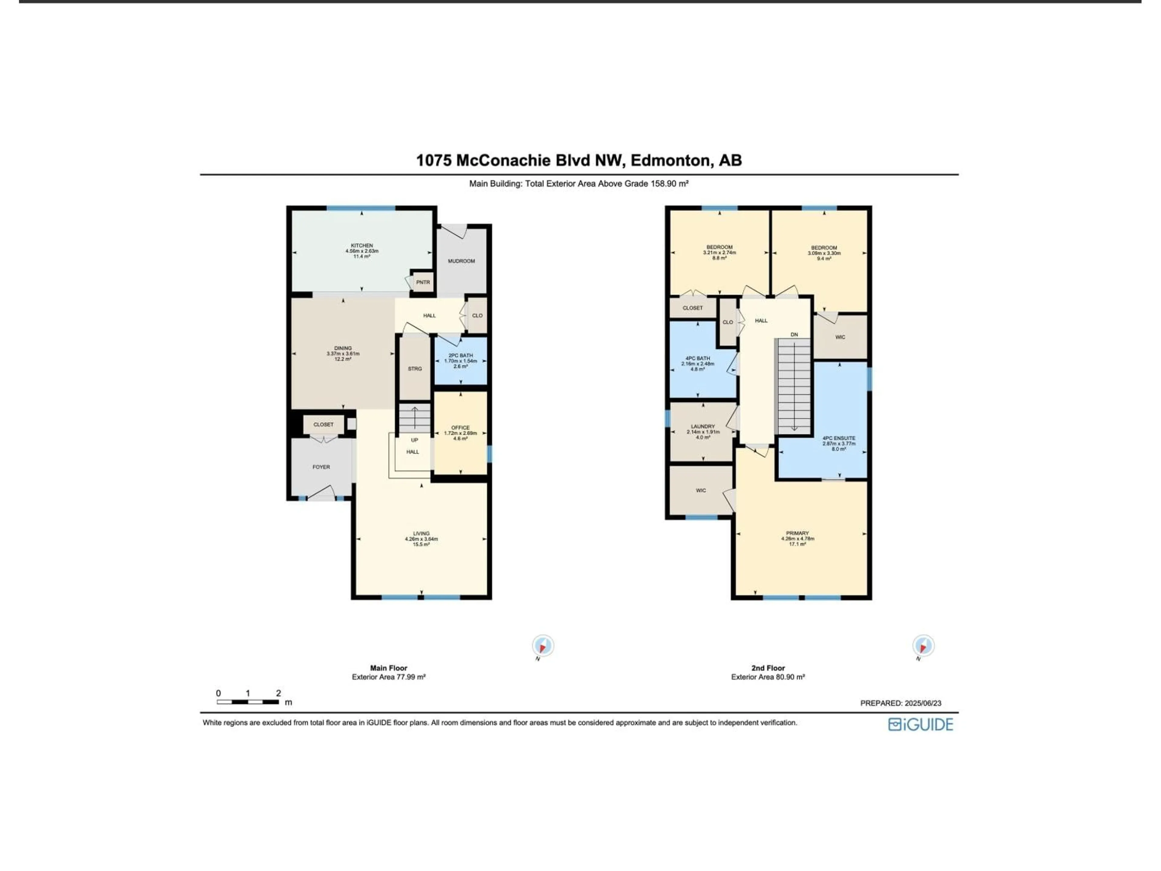 Floor plan for 1075 MCCONACHIE BV, Edmonton Alberta T5Y0P7