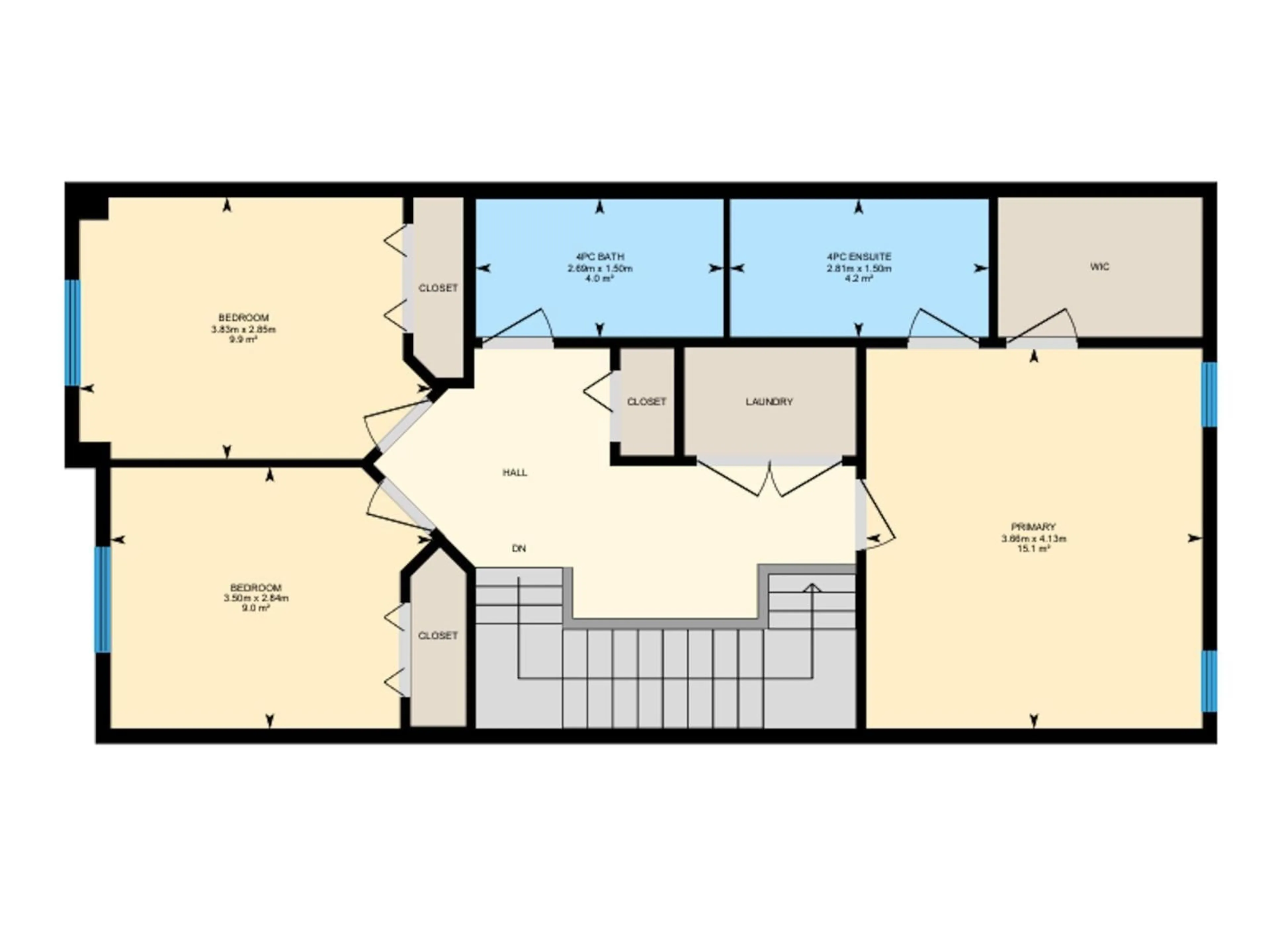 Floor plan for 9336 221 ST, Edmonton Alberta T5T6C9