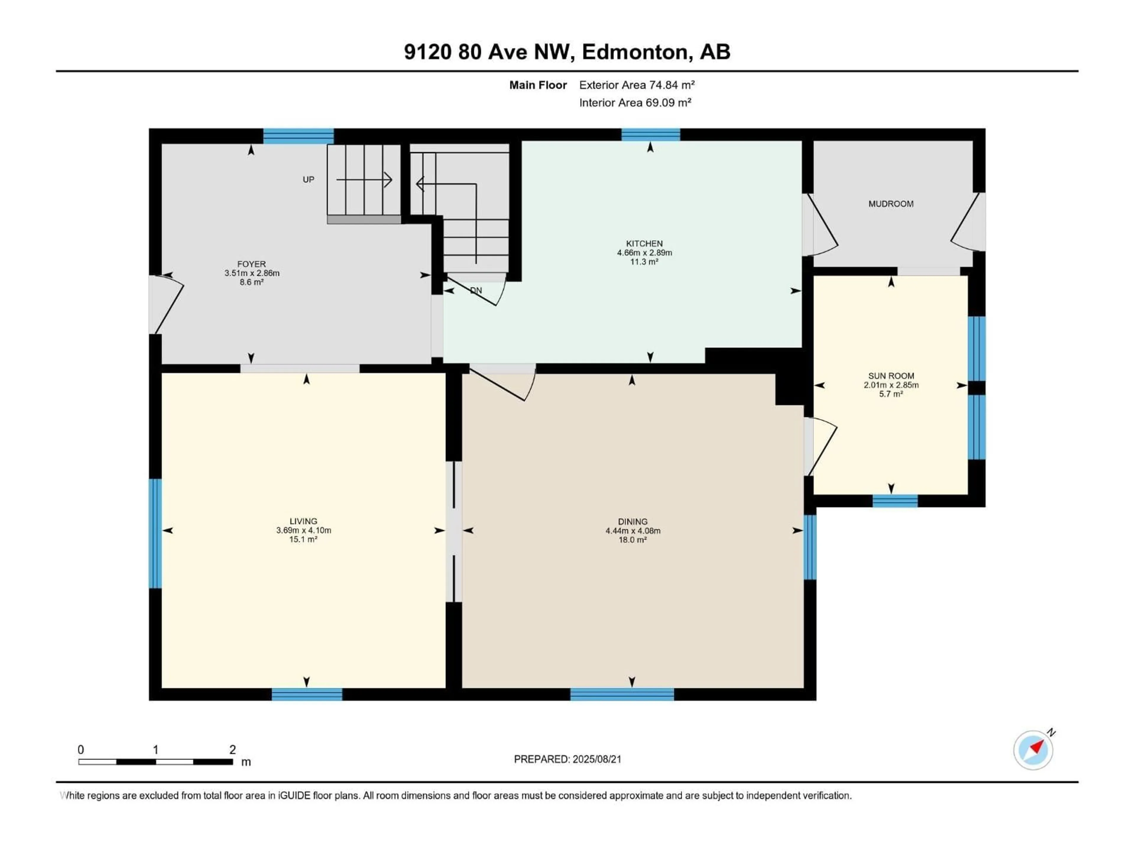 Floor plan for 9120 80 AV, Edmonton Alberta T6C0T8