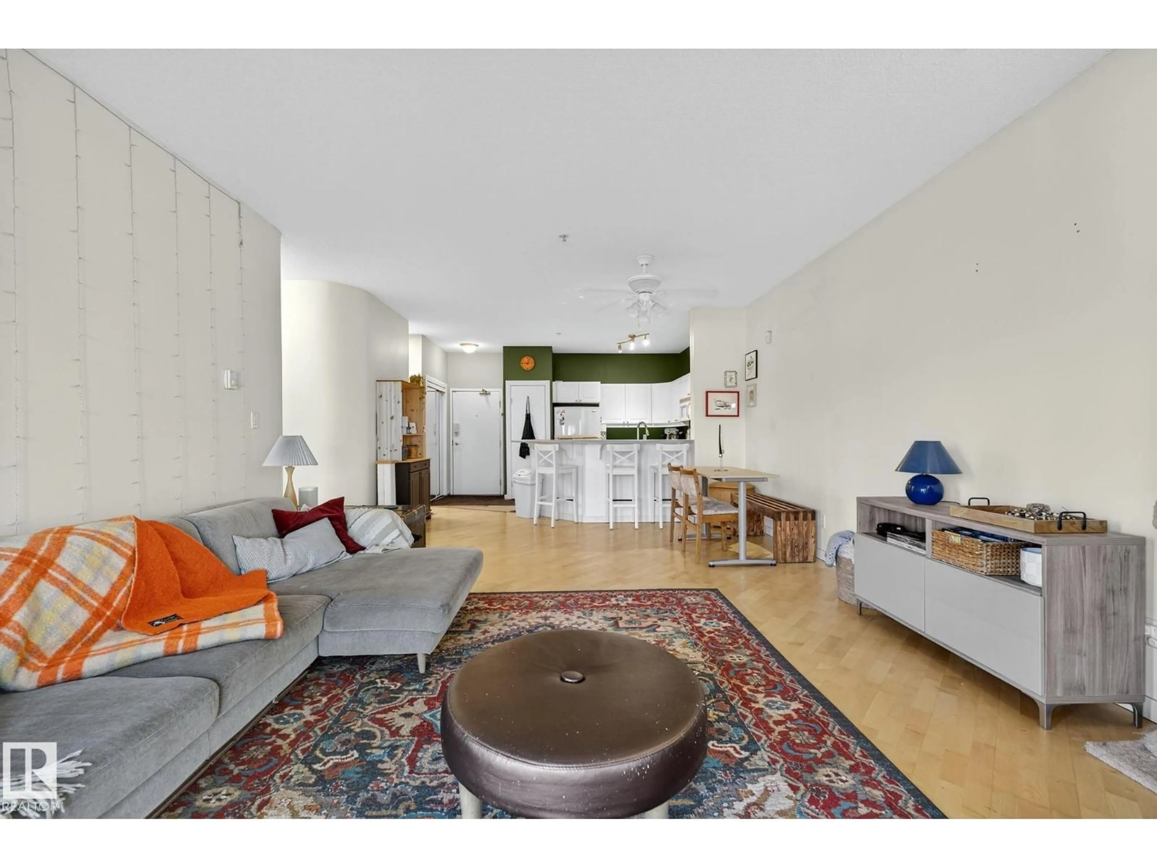Living room with furniture, unknown for 111 - 4312 139 AV, Edmonton Alberta T5Y3J4