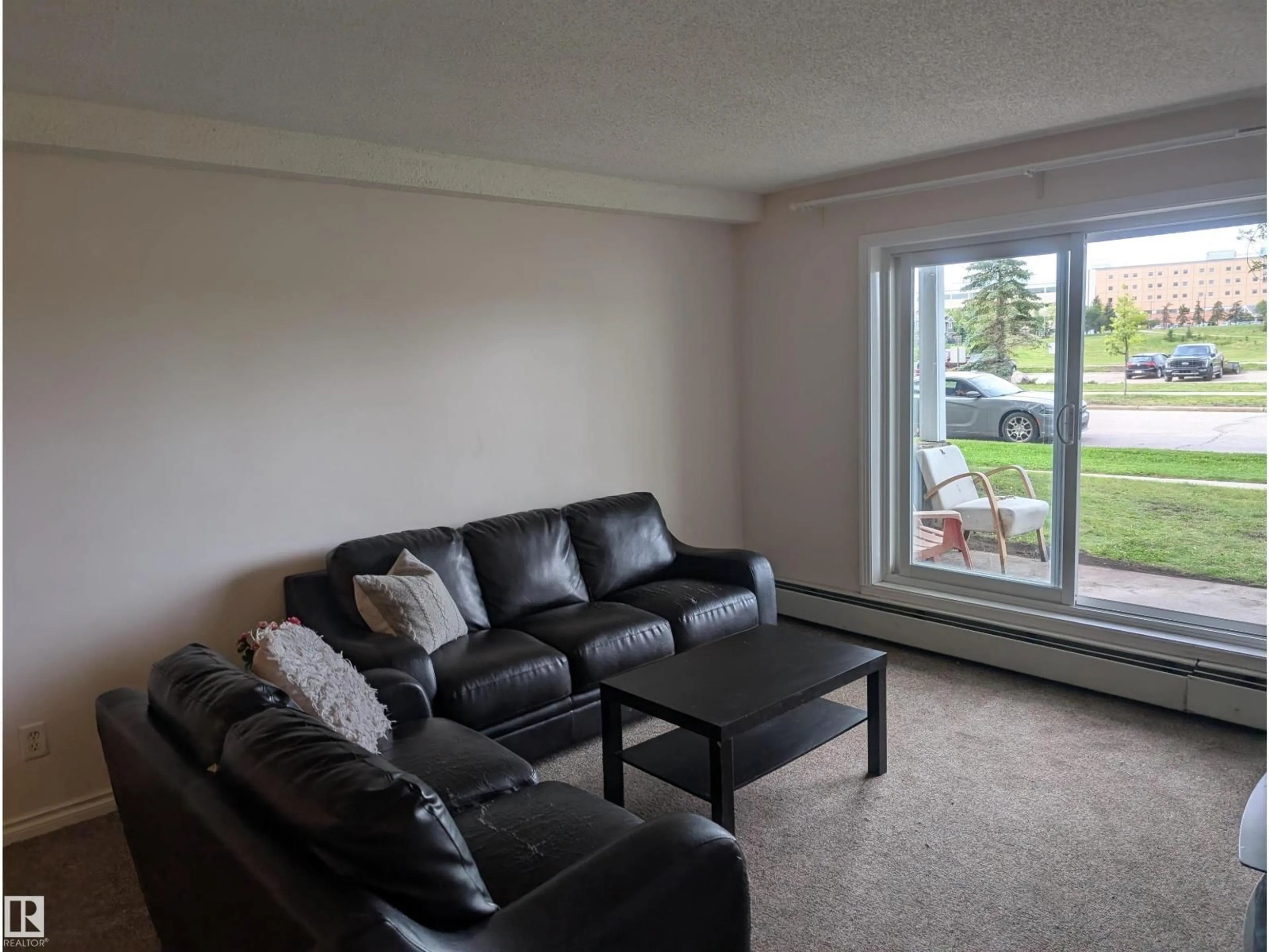 Living room with furniture, unknown for #110 - 5065 31 AV, Edmonton Alberta T6L6S5