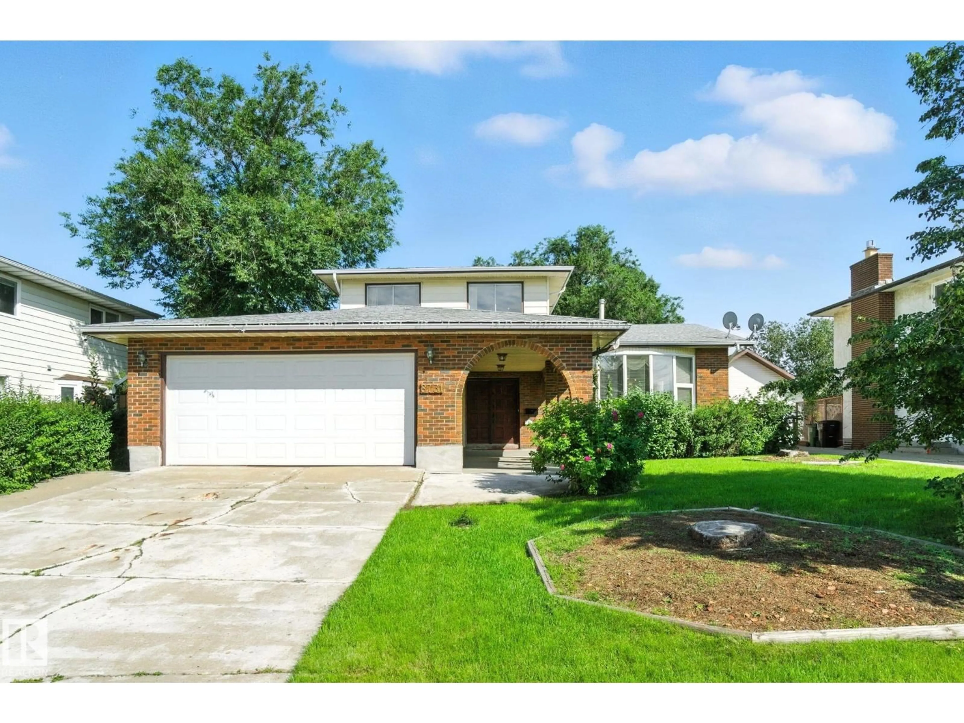 Home with brick exterior material, street for NW - 8731 180 ST, Edmonton Alberta T5T0Y1