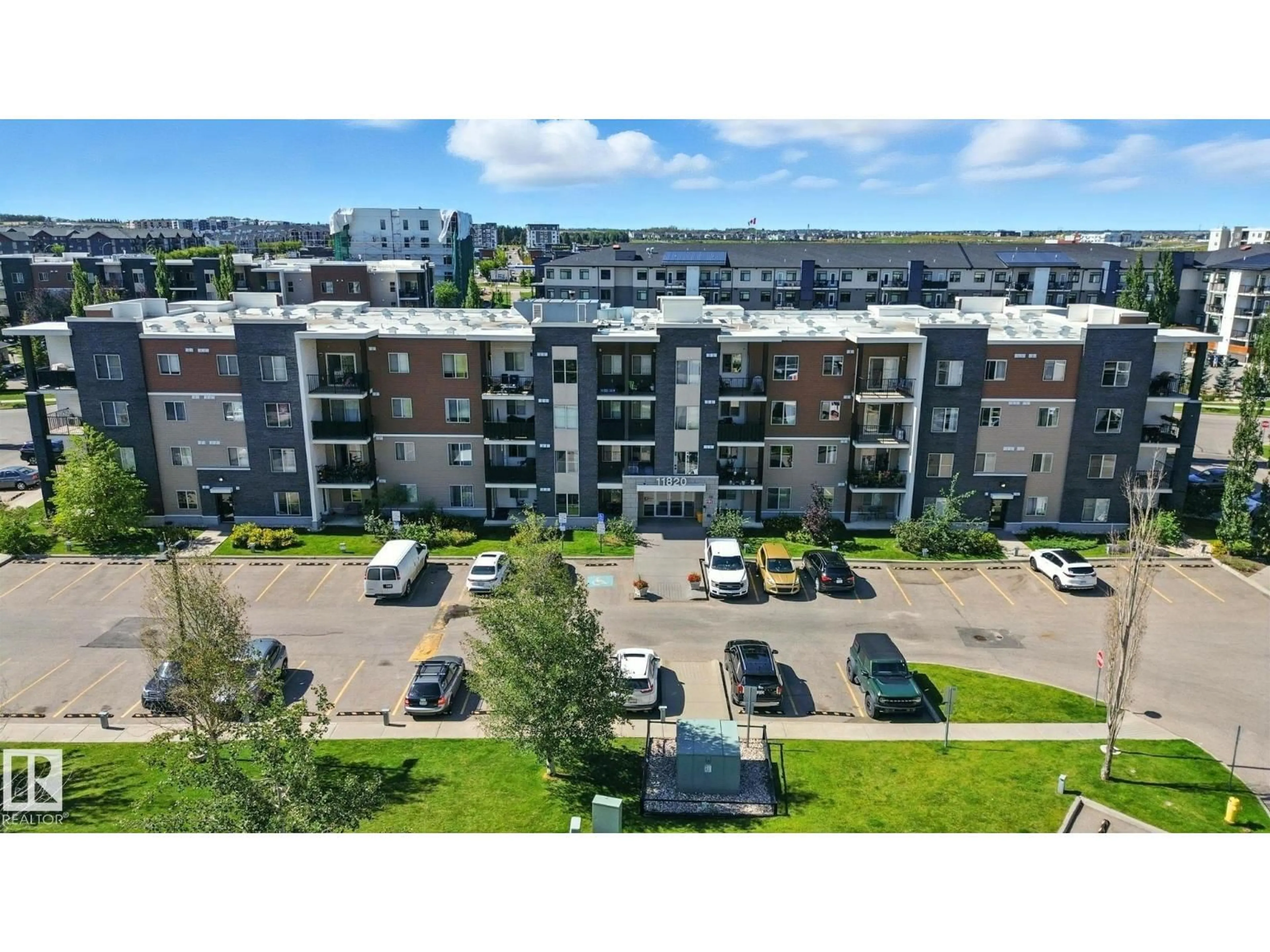 A pic from outside/outdoor area/front of a property/back of a property/a pic from drone, unknown for #207 - 11820 22 AV, Edmonton Alberta T6W2A2