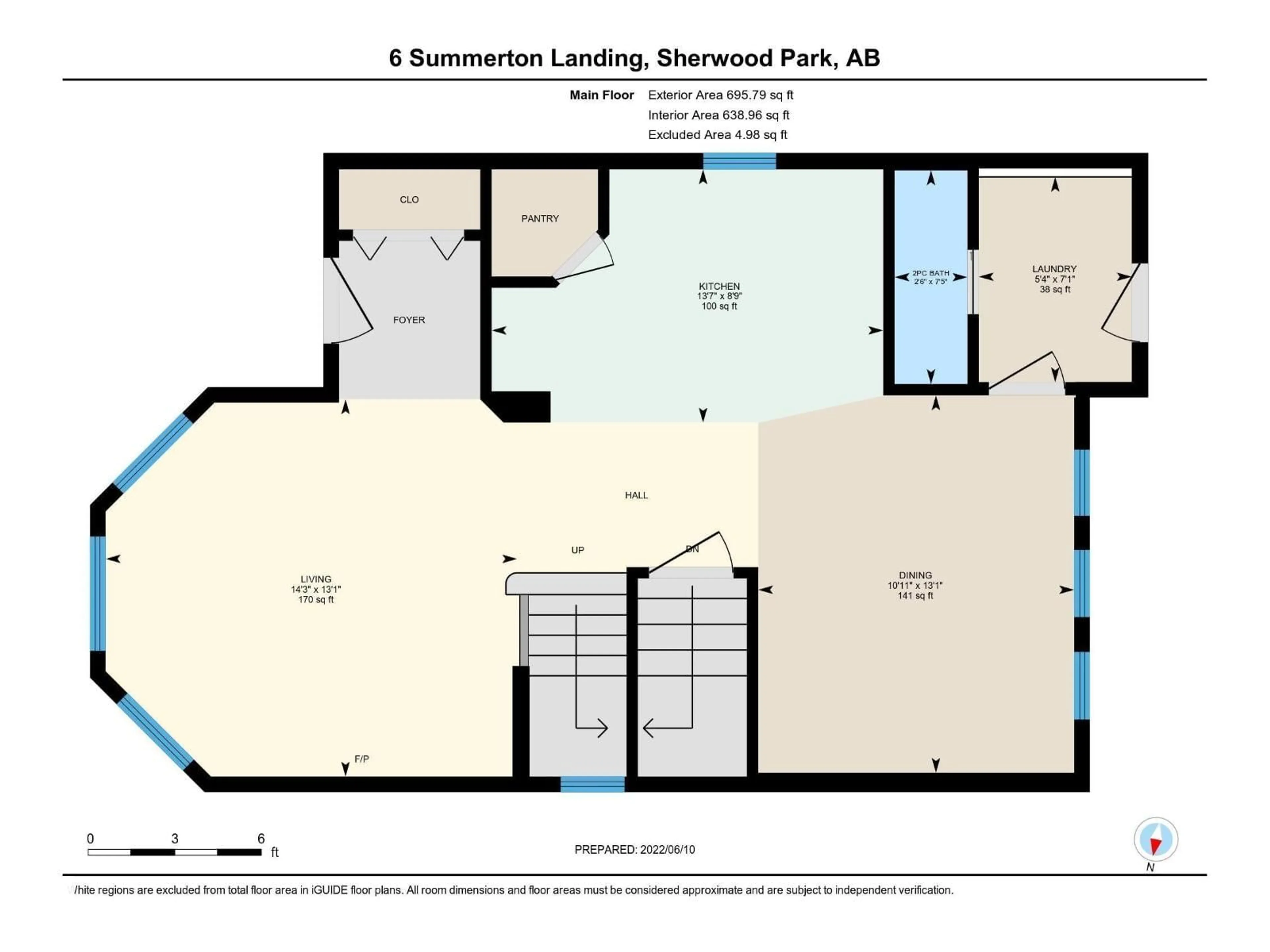 Floor plan for 6 SUMMERTON LD, Sherwood Park Alberta T8H2P4