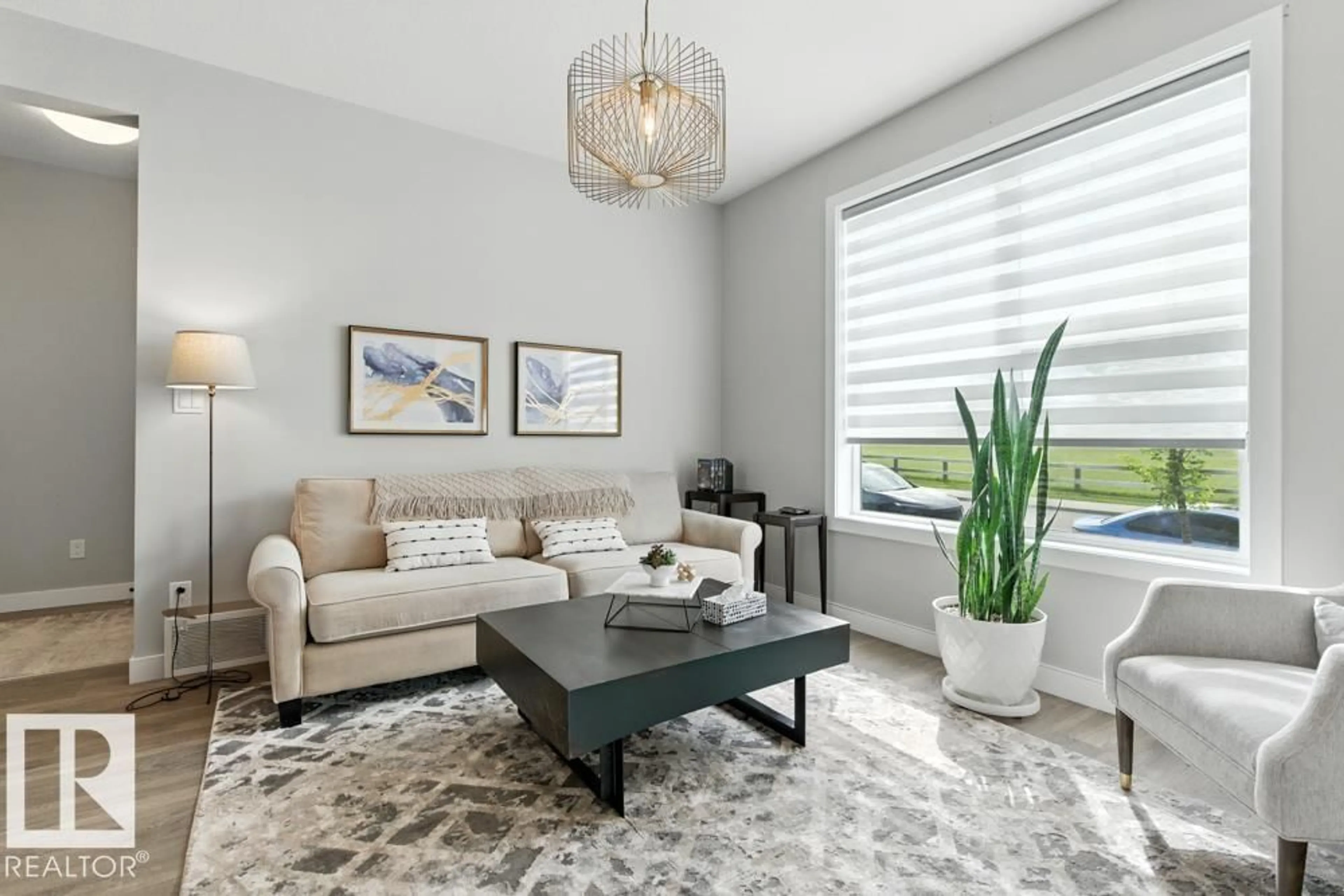 Living room with furniture, unknown for 305 HAWKS RIDGE BV, Edmonton Alberta T5S0M5