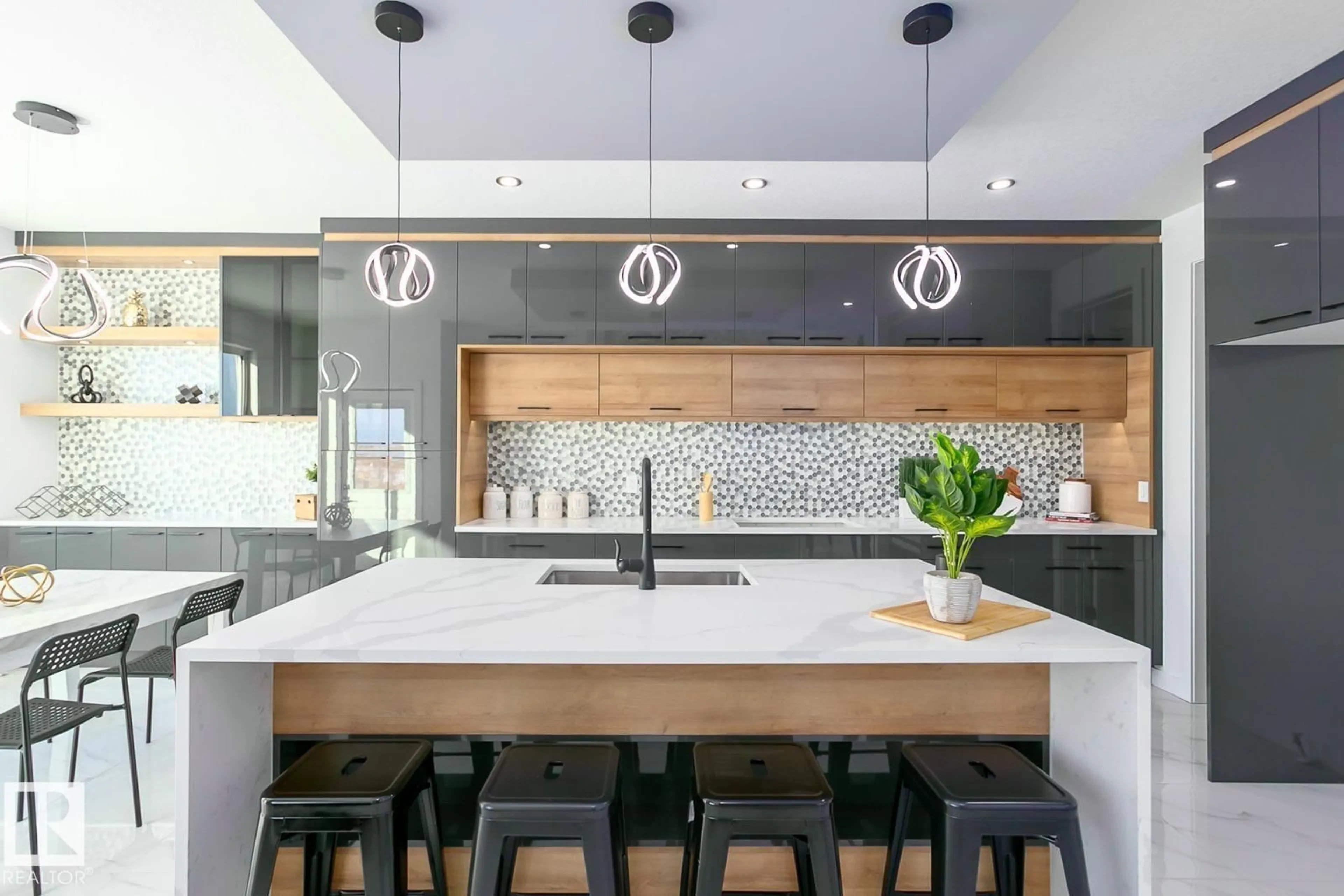 Contemporary kitchen, unknown for 110 ELDRIDGE POINT, St. Albert Alberta T8N8C3