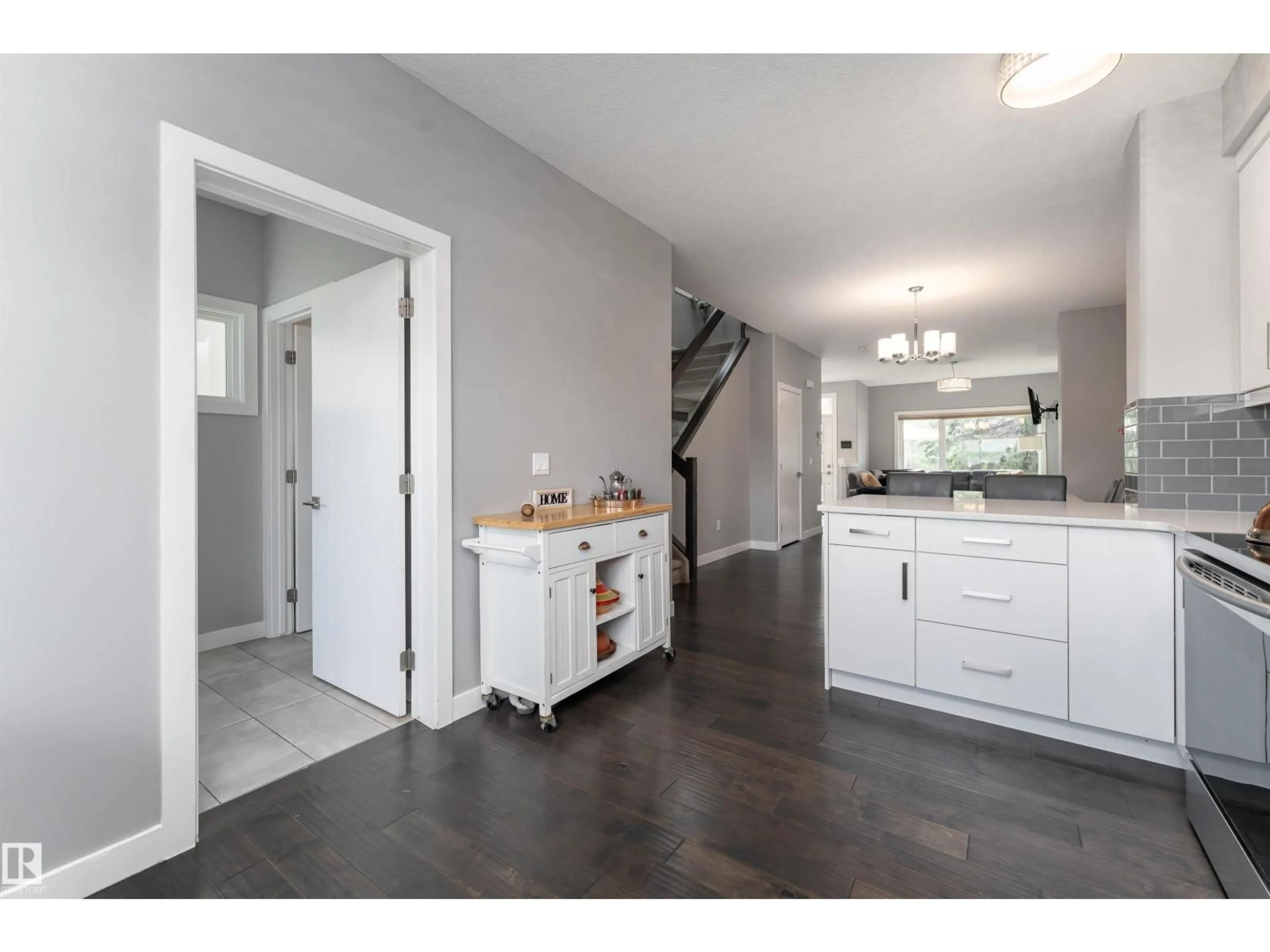 Open concept kitchen, unknown for NW - 8954 81 AV, Edmonton Alberta T6C0W8