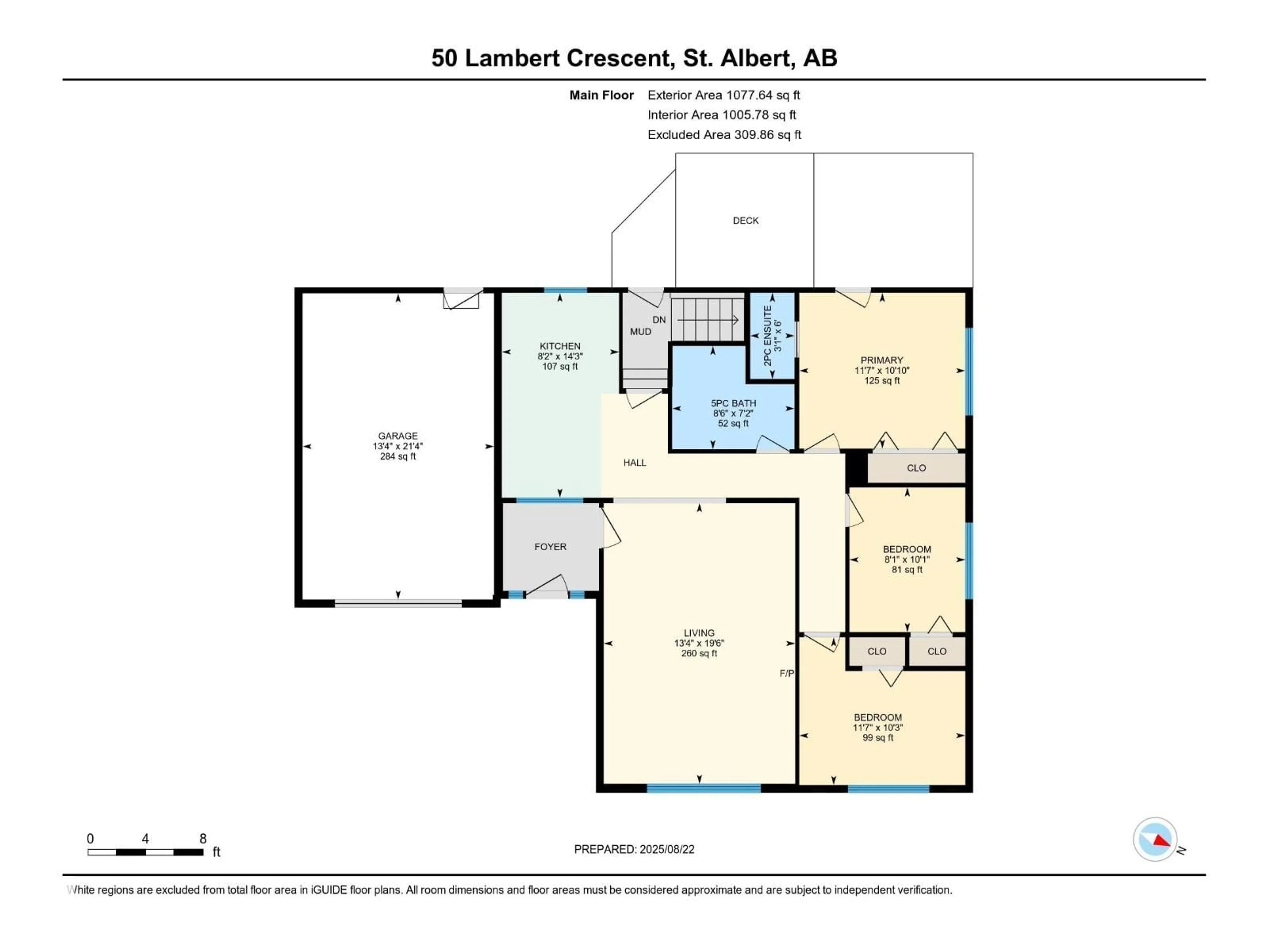 Floor plan for 50 LAMBERT CR, St. Albert Alberta T8N1M2