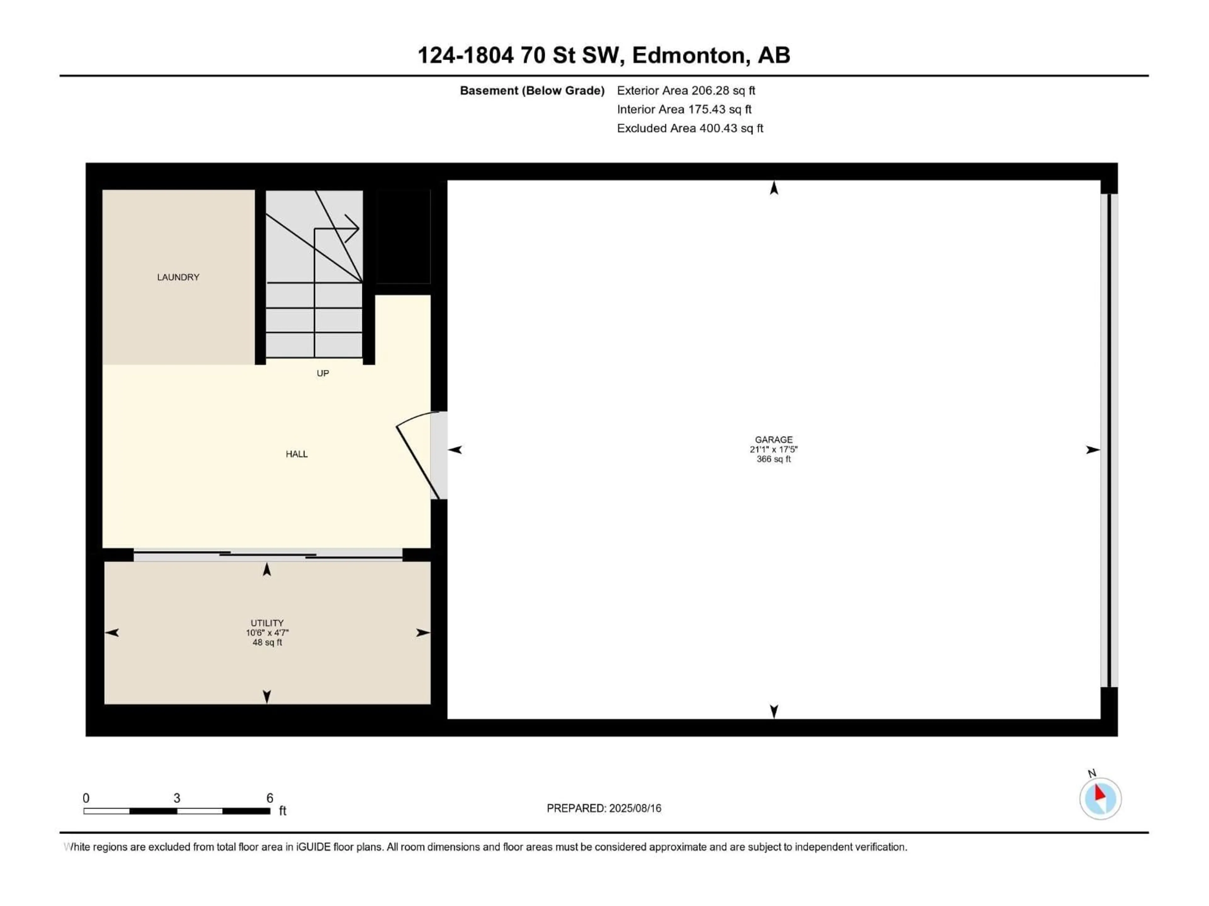 Floor plan for #124 - 1804 70 ST, Edmonton Alberta T6X0H4
