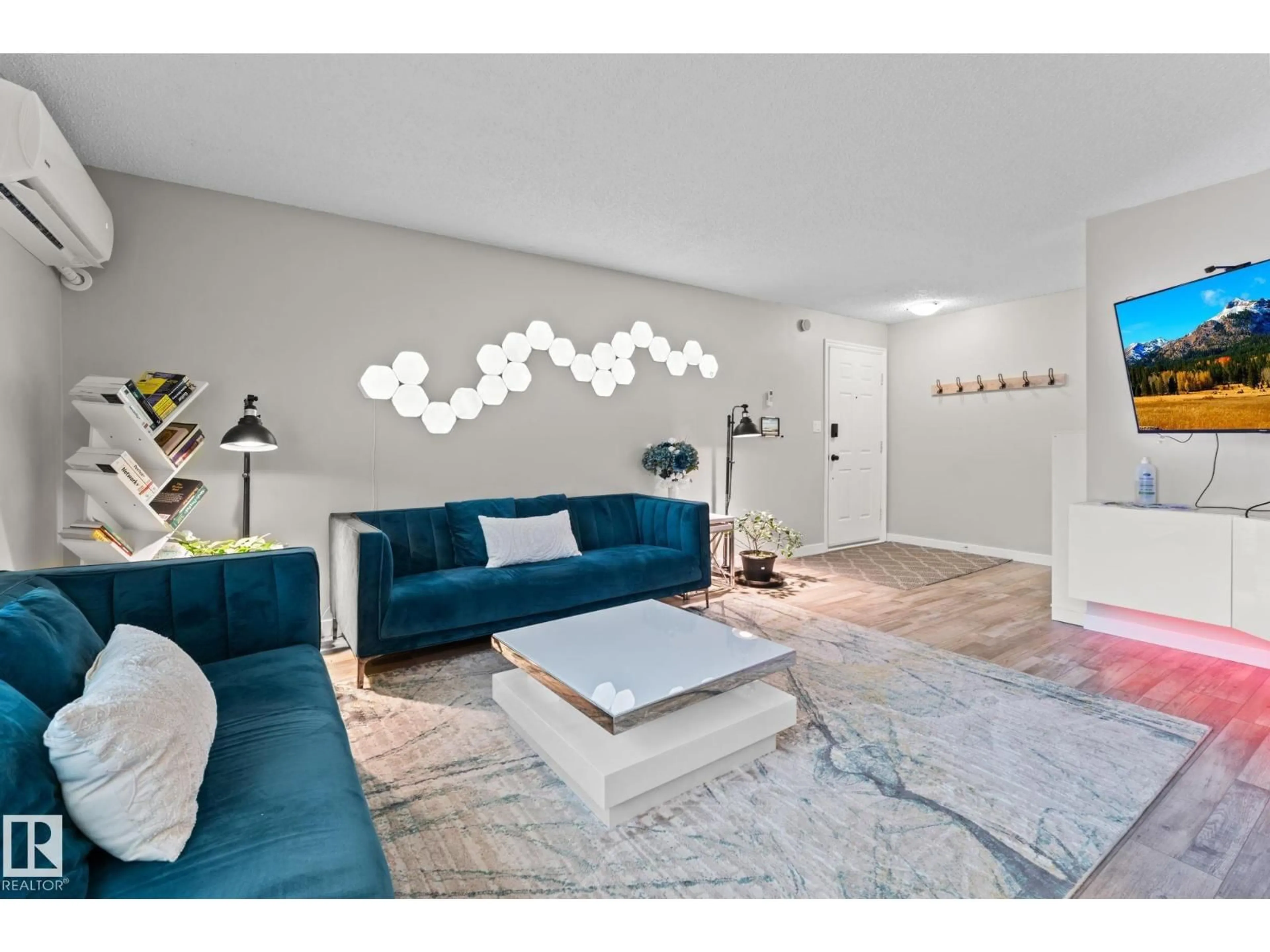 Living room with furniture, unknown for 9316 177 AV, Edmonton Alberta T5Z2H3