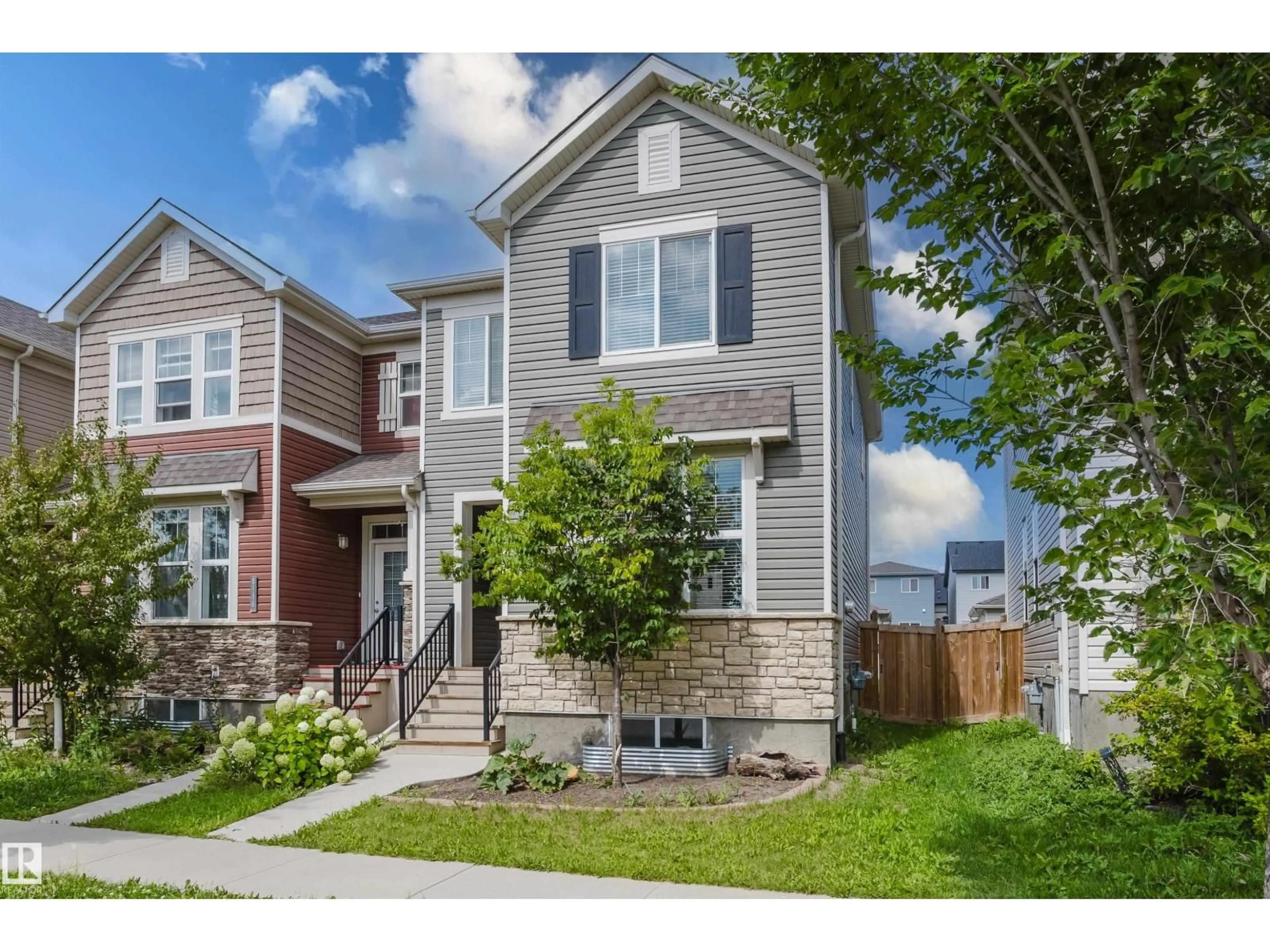 Home with brick exterior material, street for 8144 CHAPPELLE WY, Edmonton Alberta T6W3K8