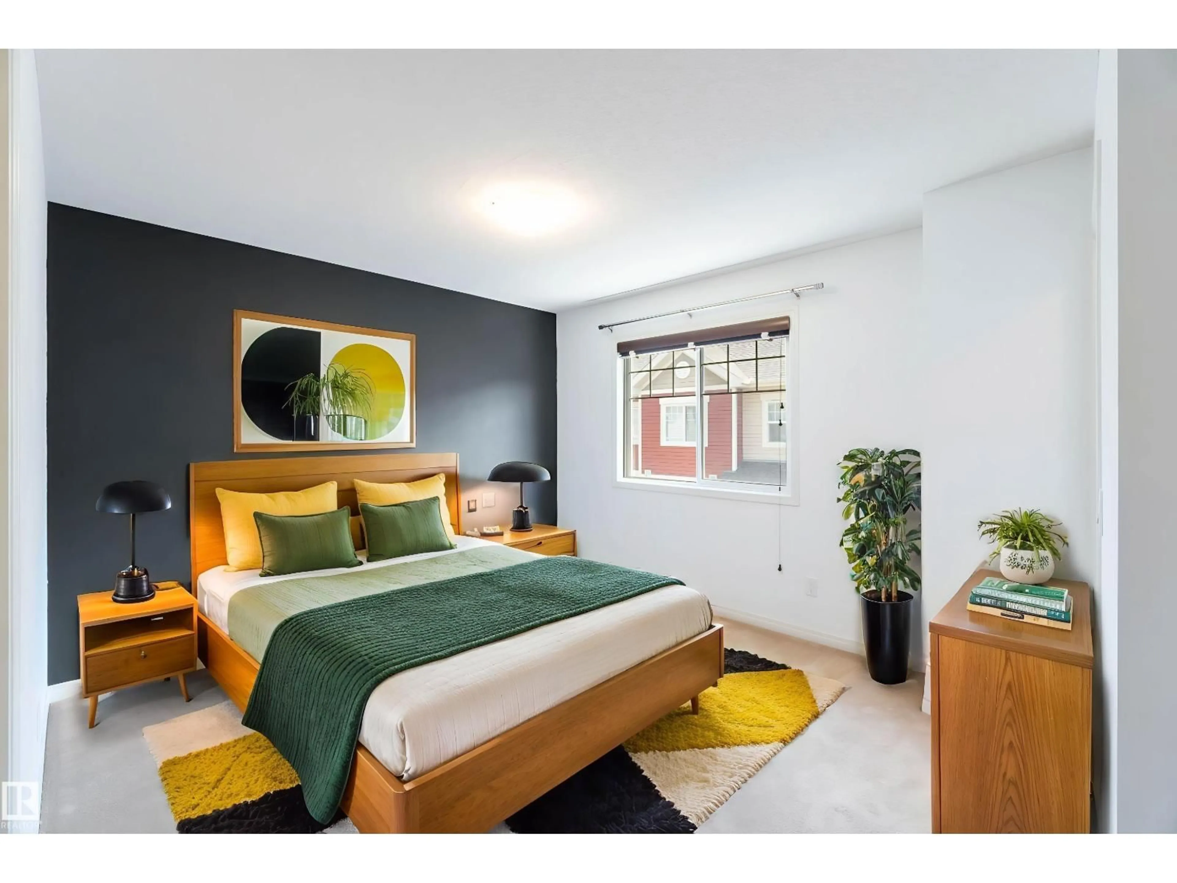 Bedroom with bed, unknown for #56 - 460 HEMINGWAY RD, Edmonton Alberta T6M0M5