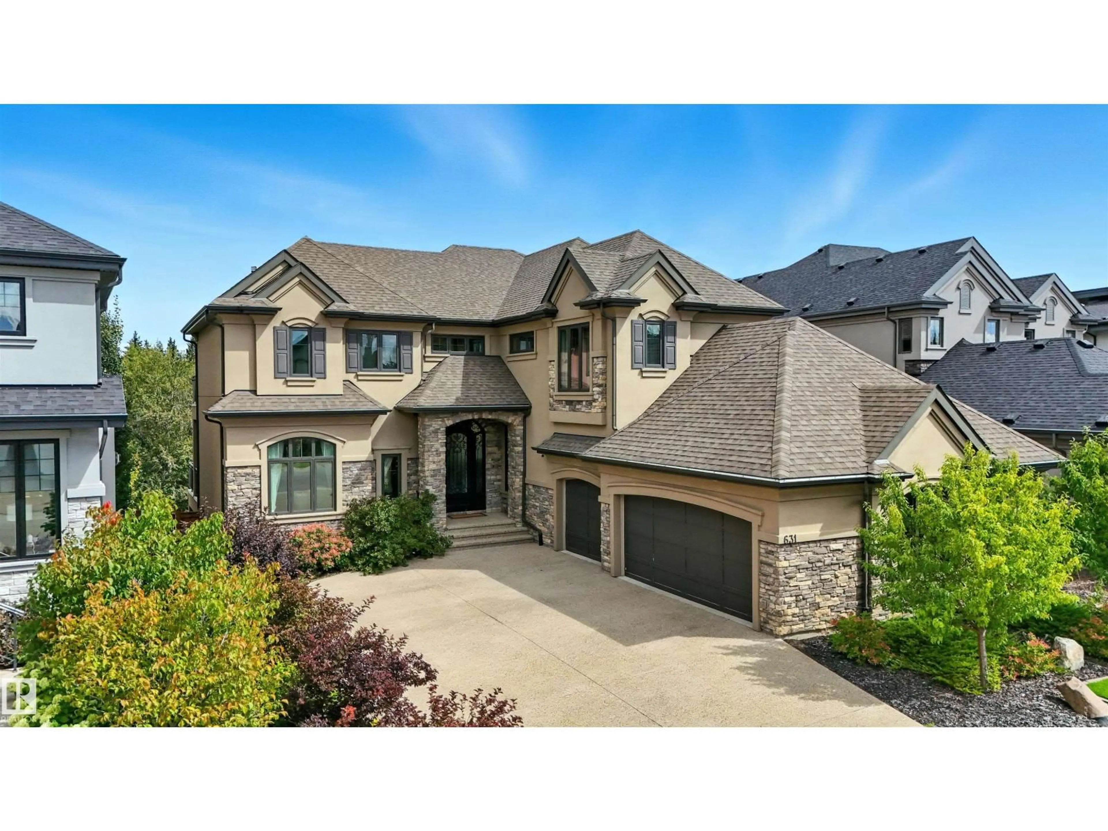 Home with brick exterior material, street for 631 HOWATT DR, Edmonton Alberta T6W2T6