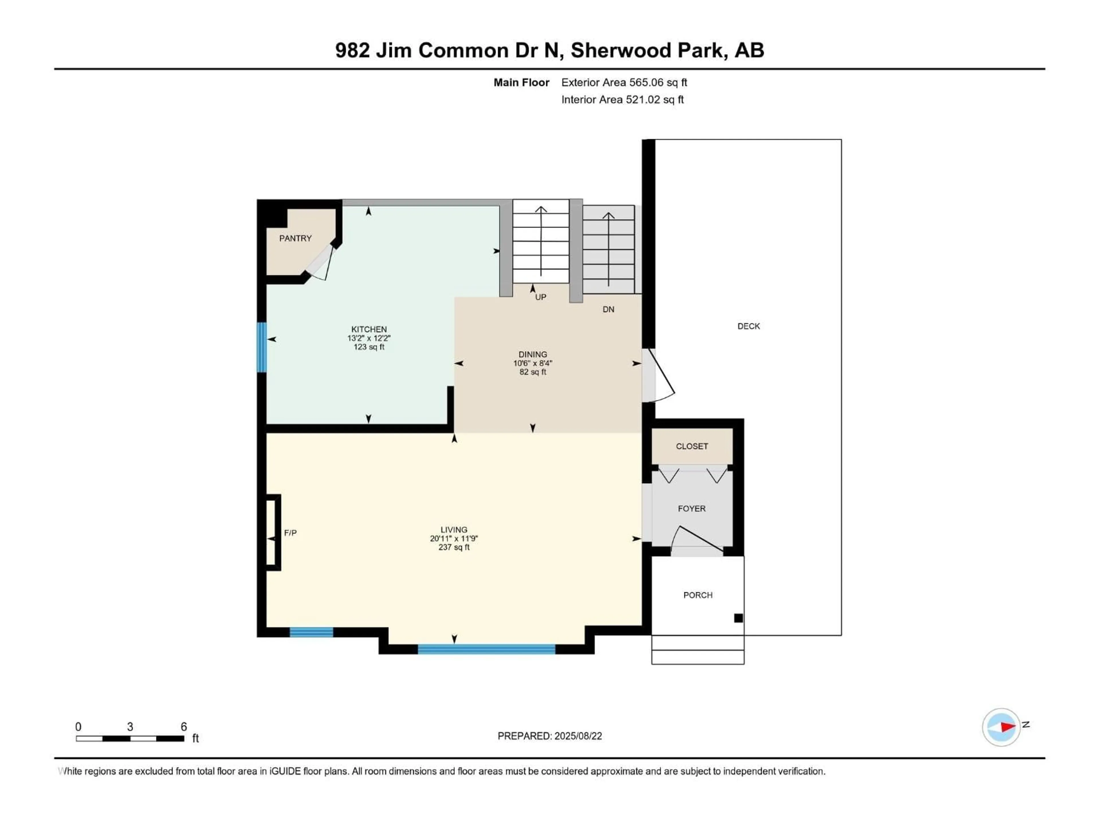 Floor plan for 982 JIM COMMON DR, Sherwood Park Alberta T8H1V1