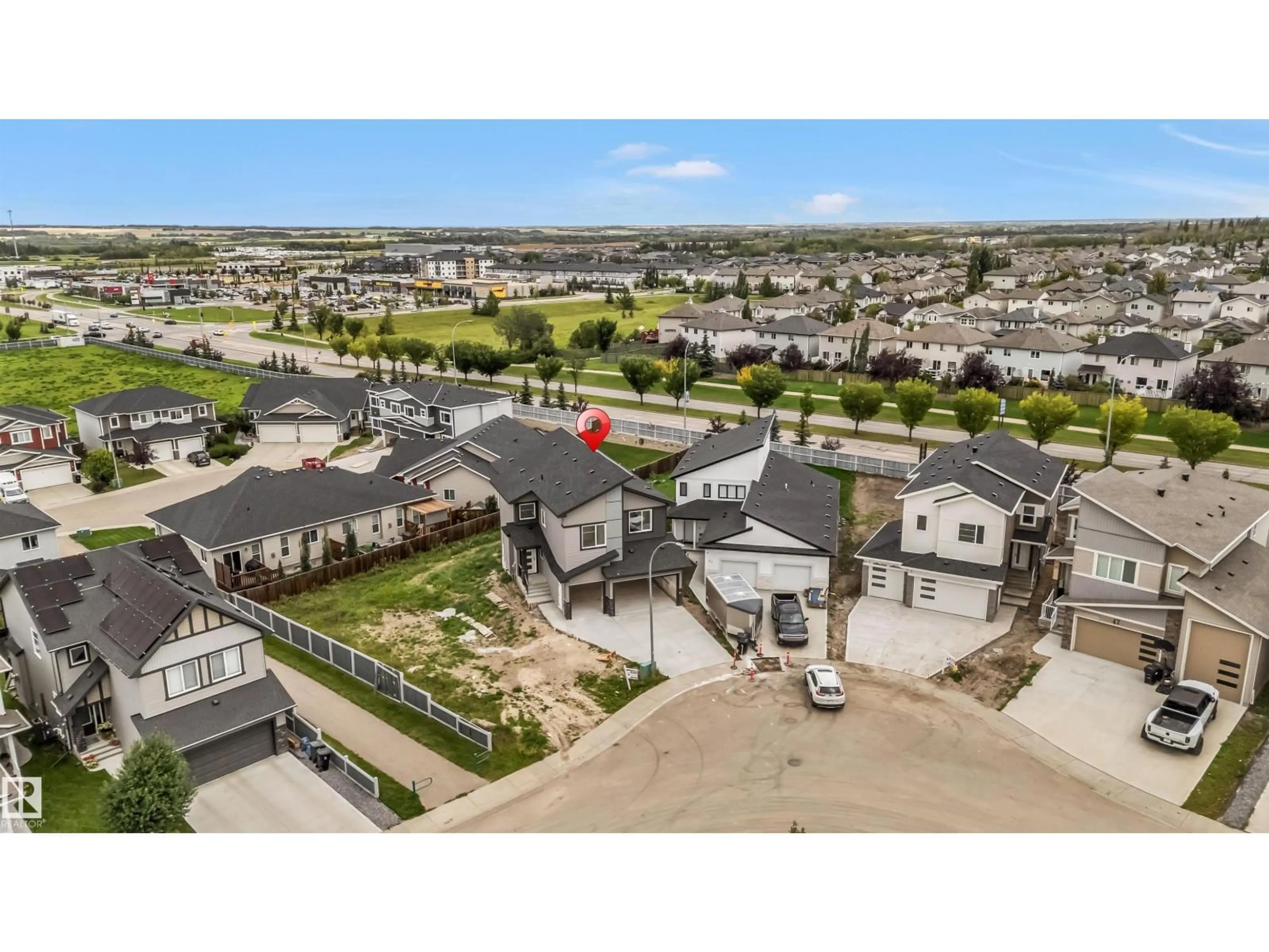 A pic from outside/outdoor area/front of a property/back of a property/a pic from drone, unknown for 41 HULL WD, Spruce Grove Alberta T7X0X5