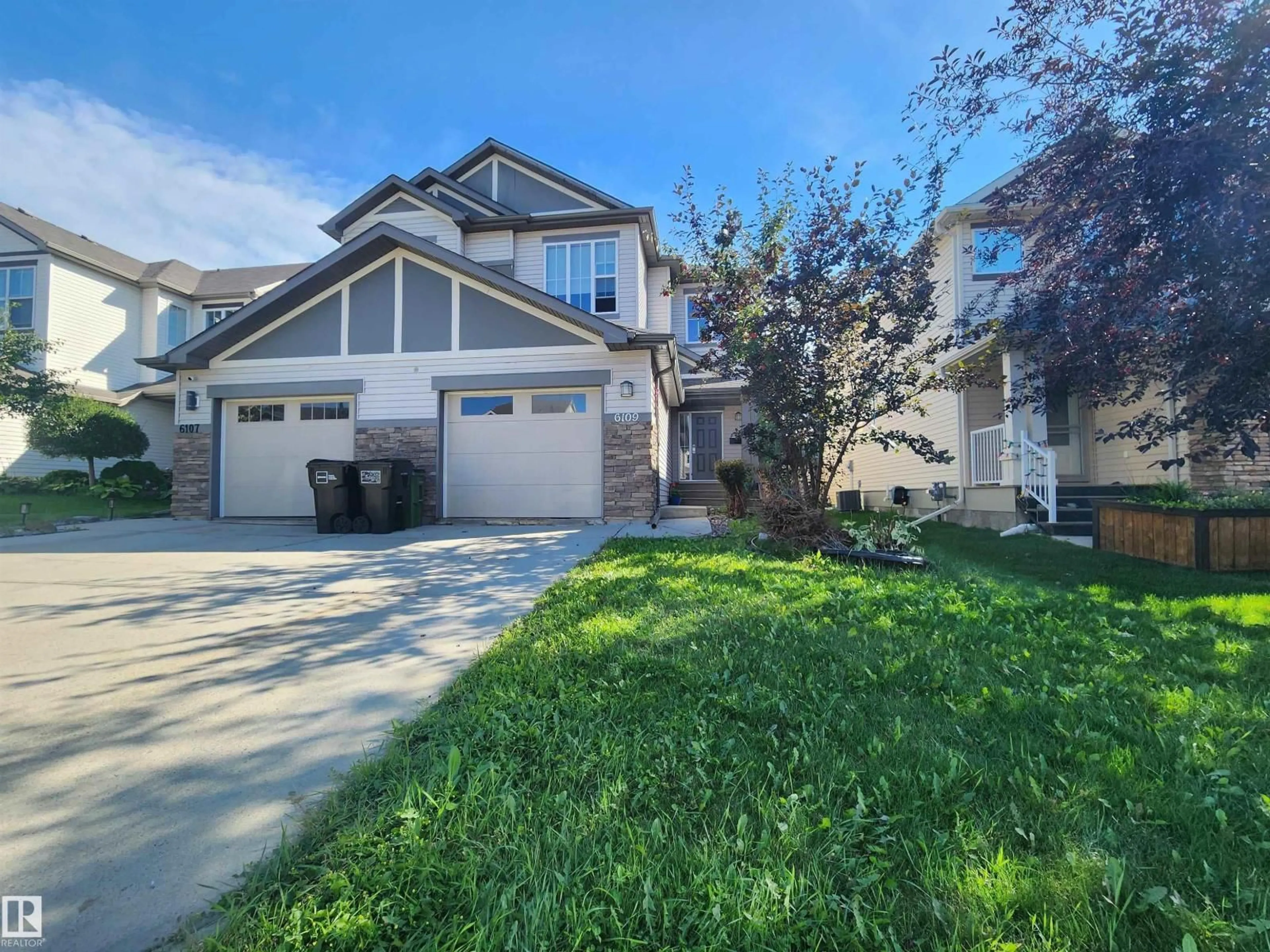 A pic from outside/outdoor area/front of a property/back of a property/a pic from drone, street for 6109 13 AV, Edmonton Alberta T6X0M6