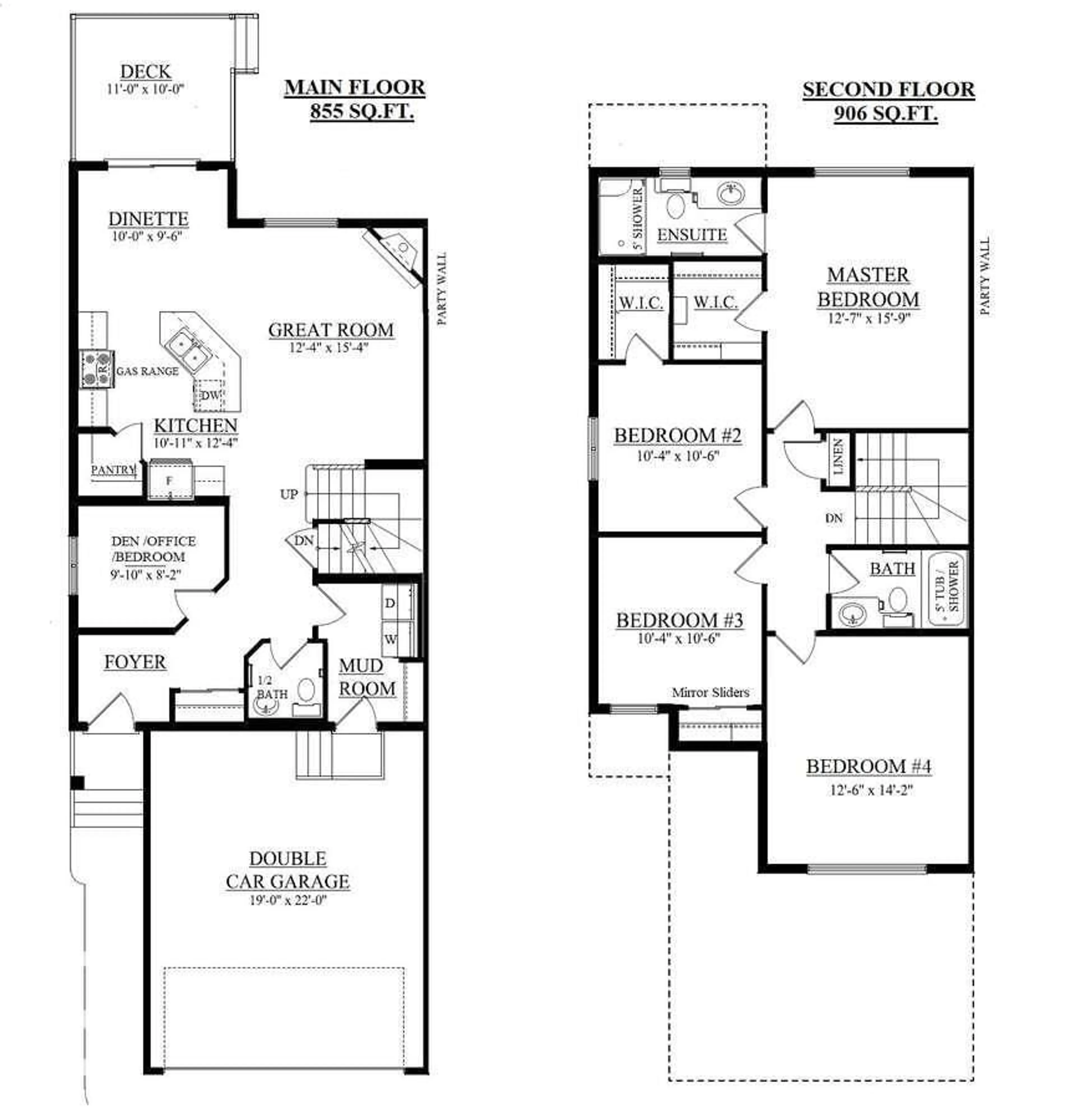 Floor plan for 3907 6 ST, Edmonton Alberta T6T0T5