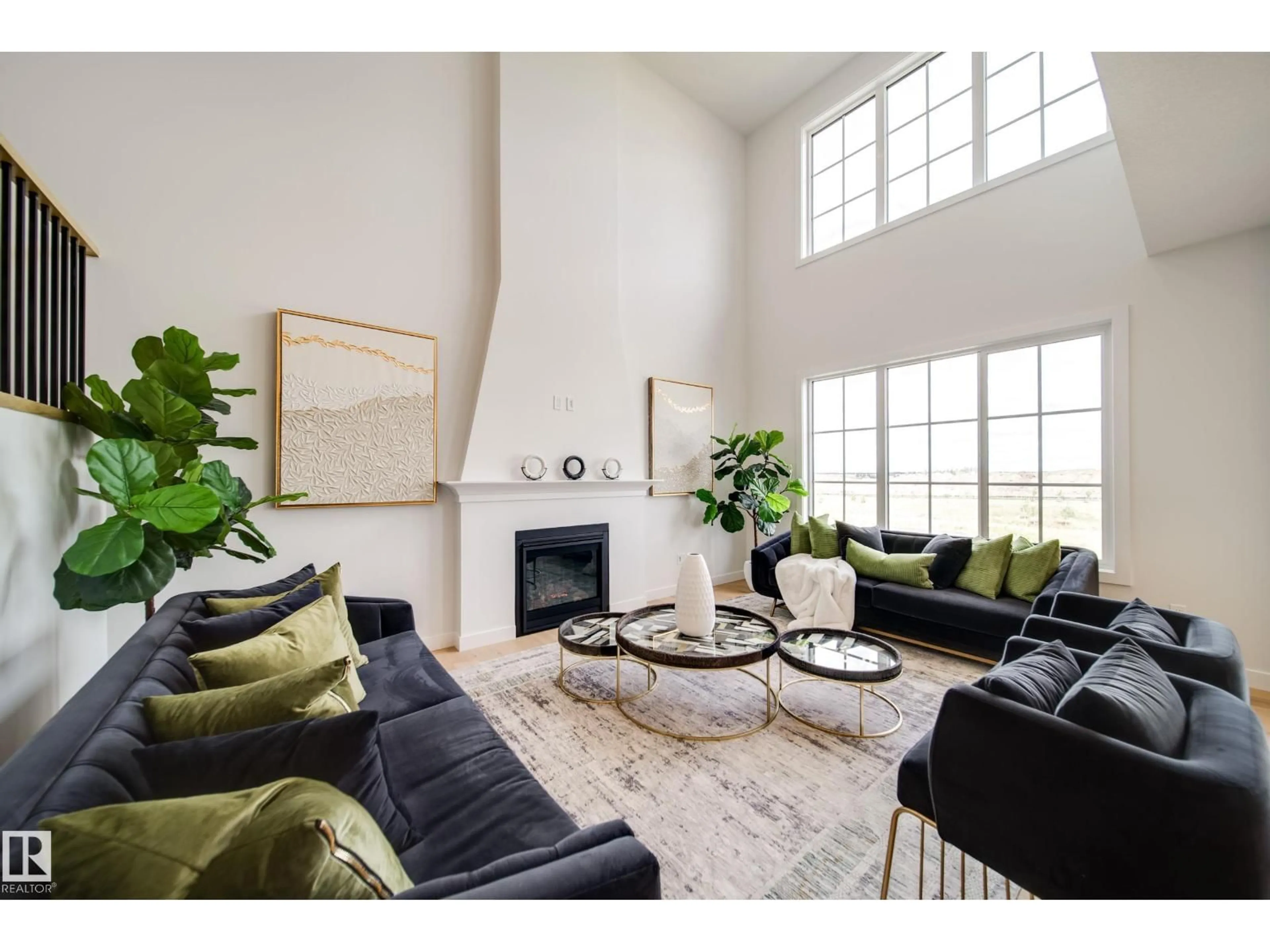Living room with furniture, unknown for 30 CANNES CV, St. Albert Alberta T8T2C6