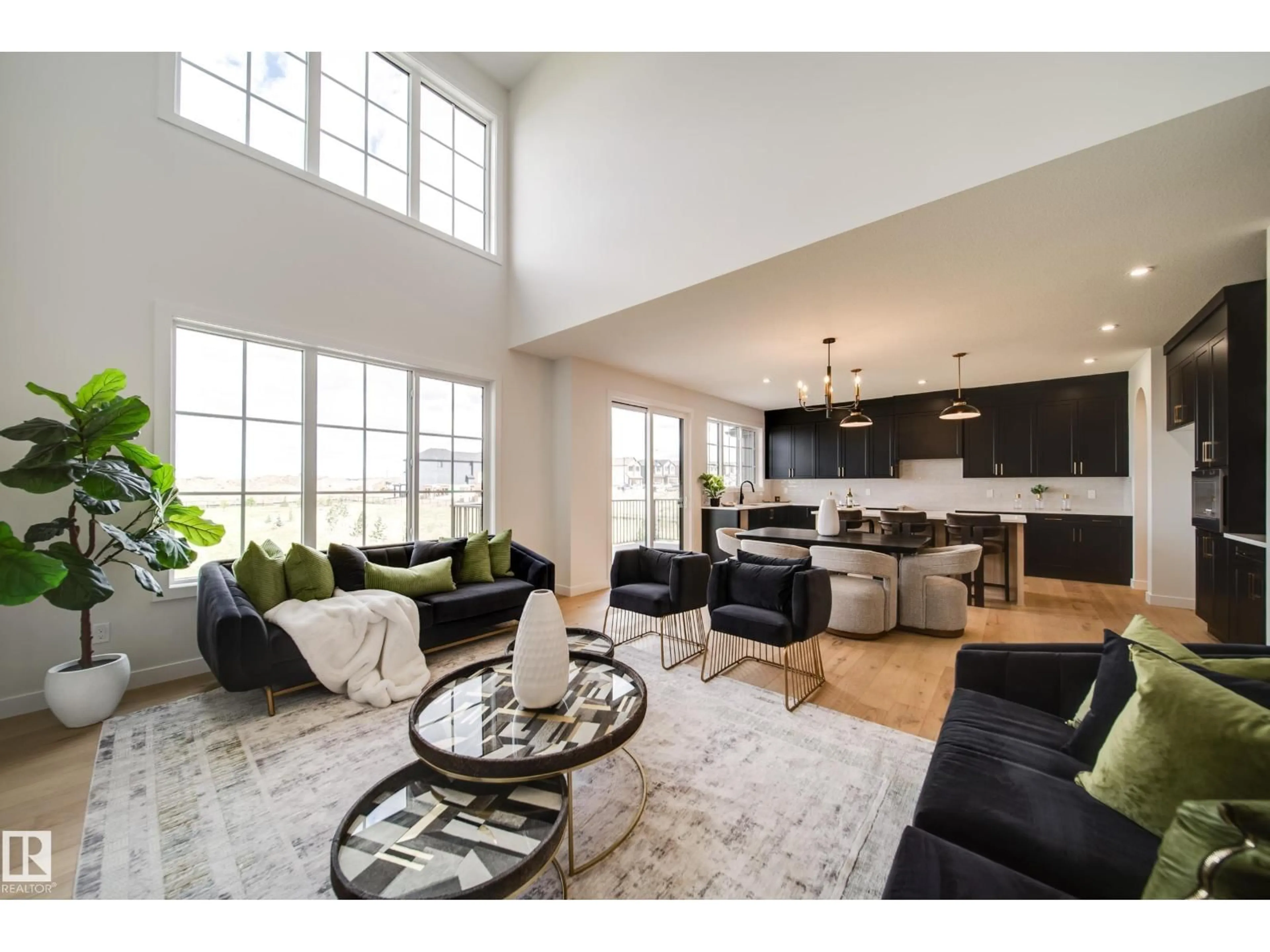Living room with furniture, unknown for 30 CANNES CV, St. Albert Alberta T8T2C6
