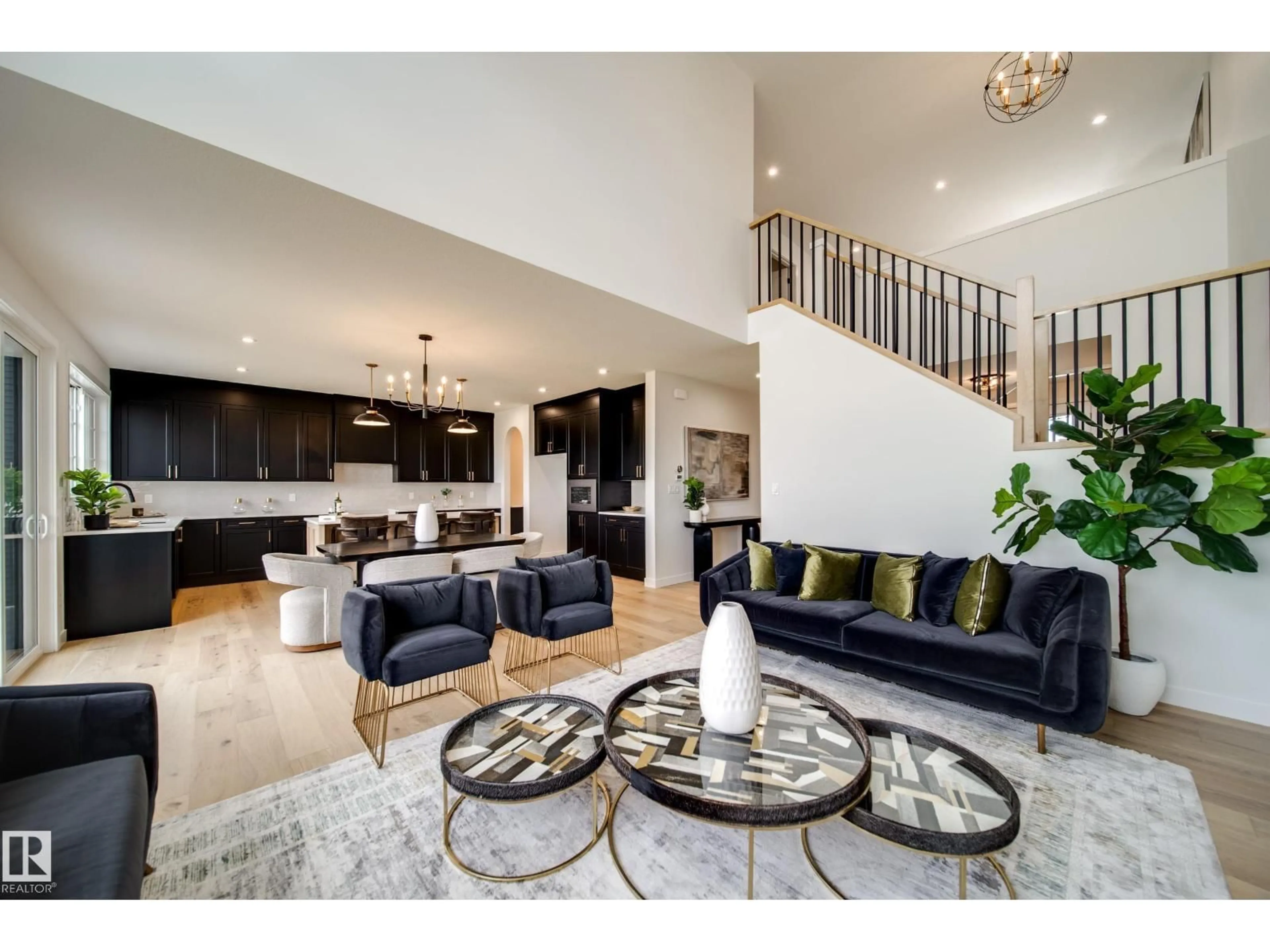 Living room with furniture, unknown for 30 CANNES CV, St. Albert Alberta T8T2C6