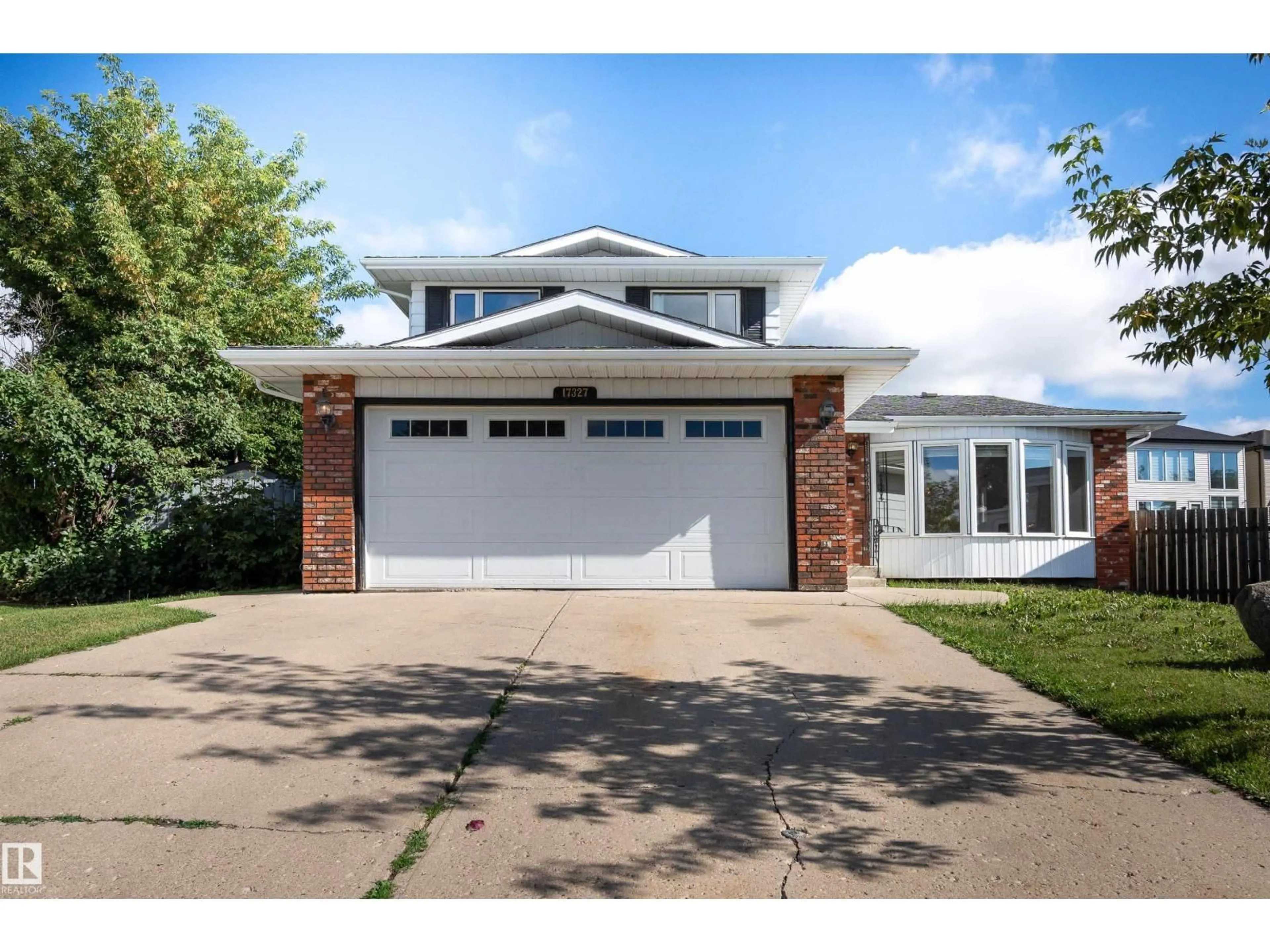 Home with brick exterior material, street for NW - 17327 101 ST, Edmonton Alberta T5X4B6