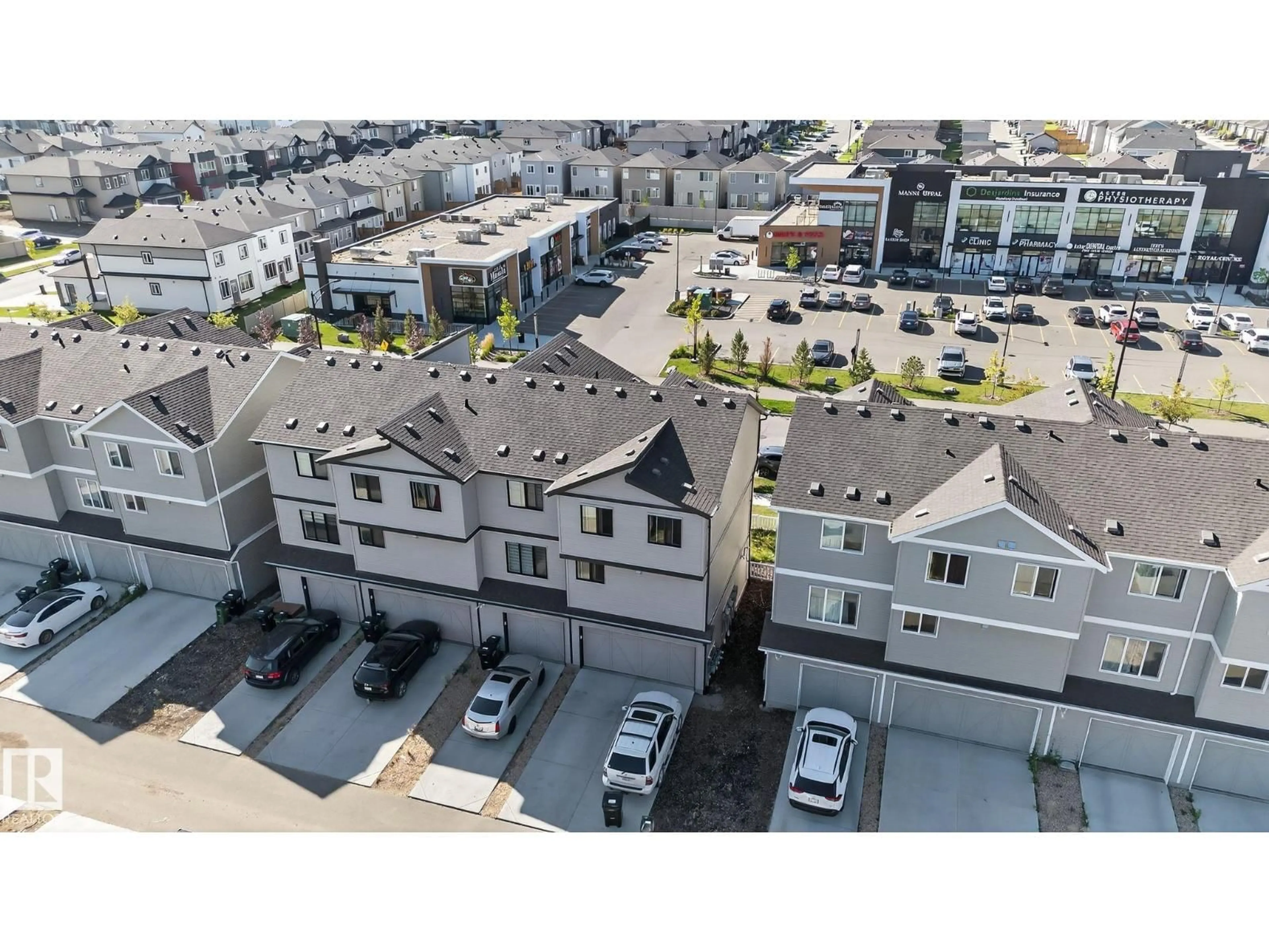A pic from outside/outdoor area/front of a property/back of a property/a pic from drone, city buildings view from balcony for 1234 ASTER BV, Edmonton Alberta T6T2N8