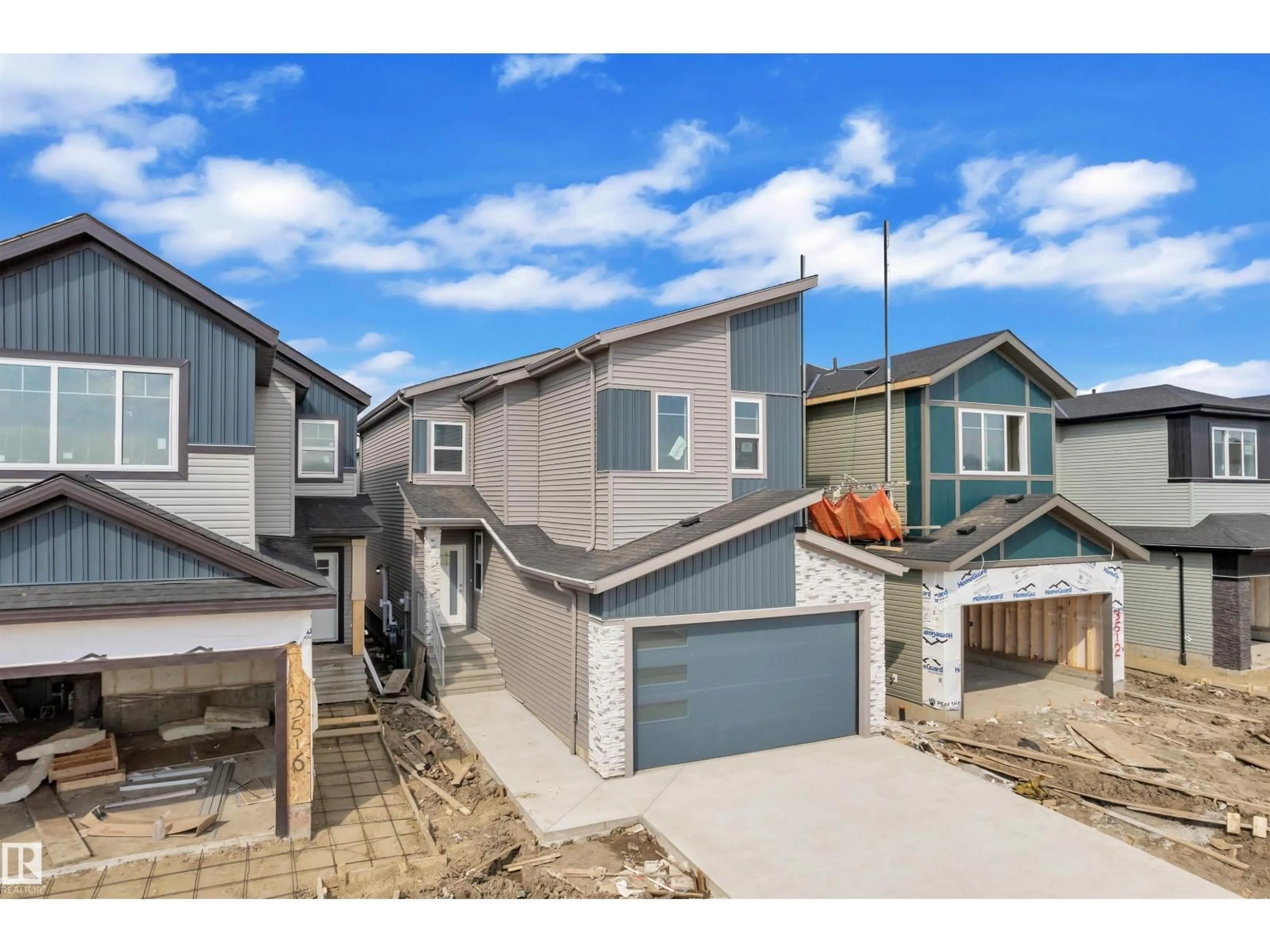 Home with vinyl exterior material, street for 3514 41 AVE, Beaumont Alberta T4X2Y3