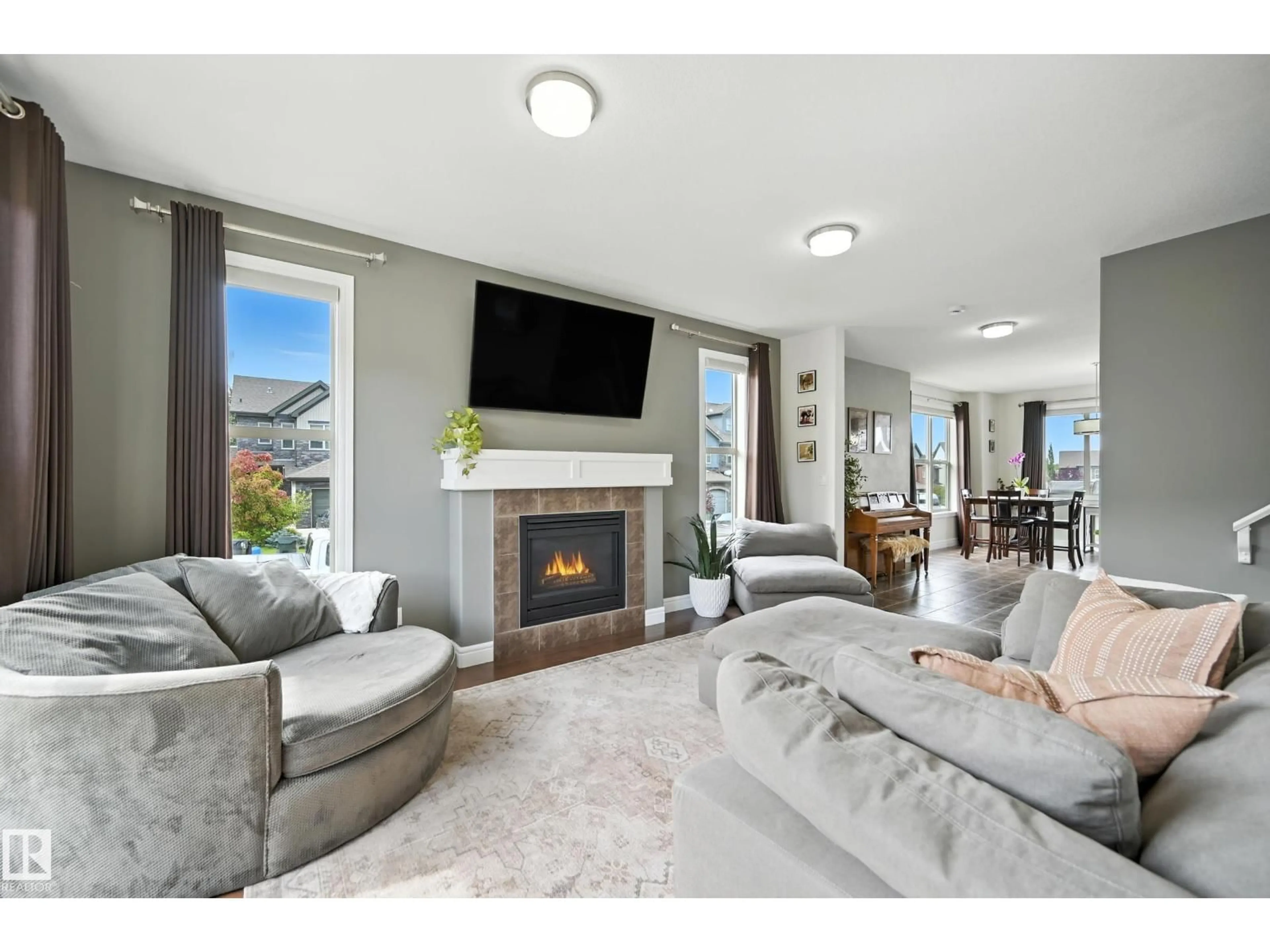 Living room with furniture, unknown for 12 GREENBURY CR, Spruce Grove Alberta T7X0L9
