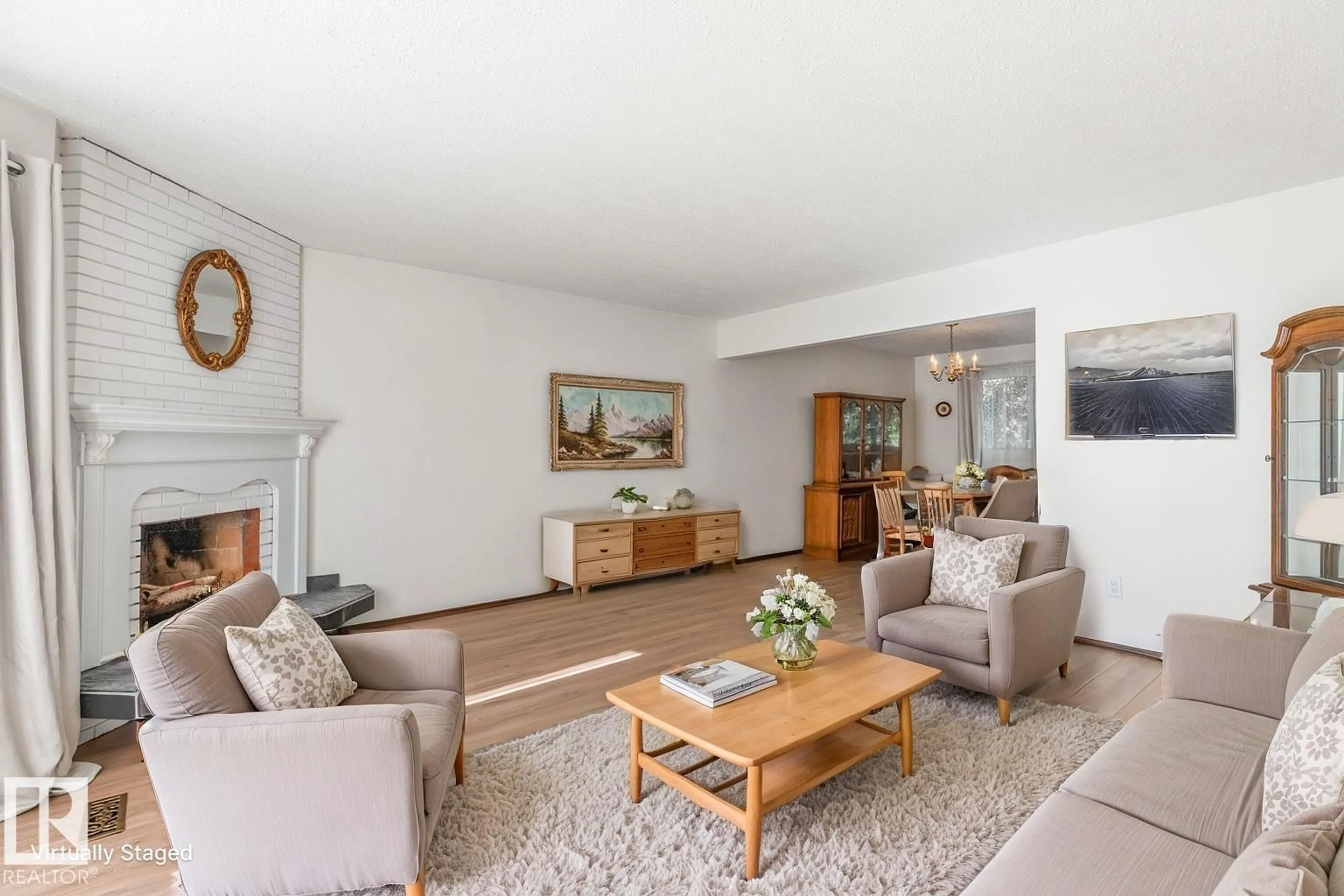 Living room with furniture, unknown for 6 STRATHCONA PL, Sherwood Park Alberta T8A1E9