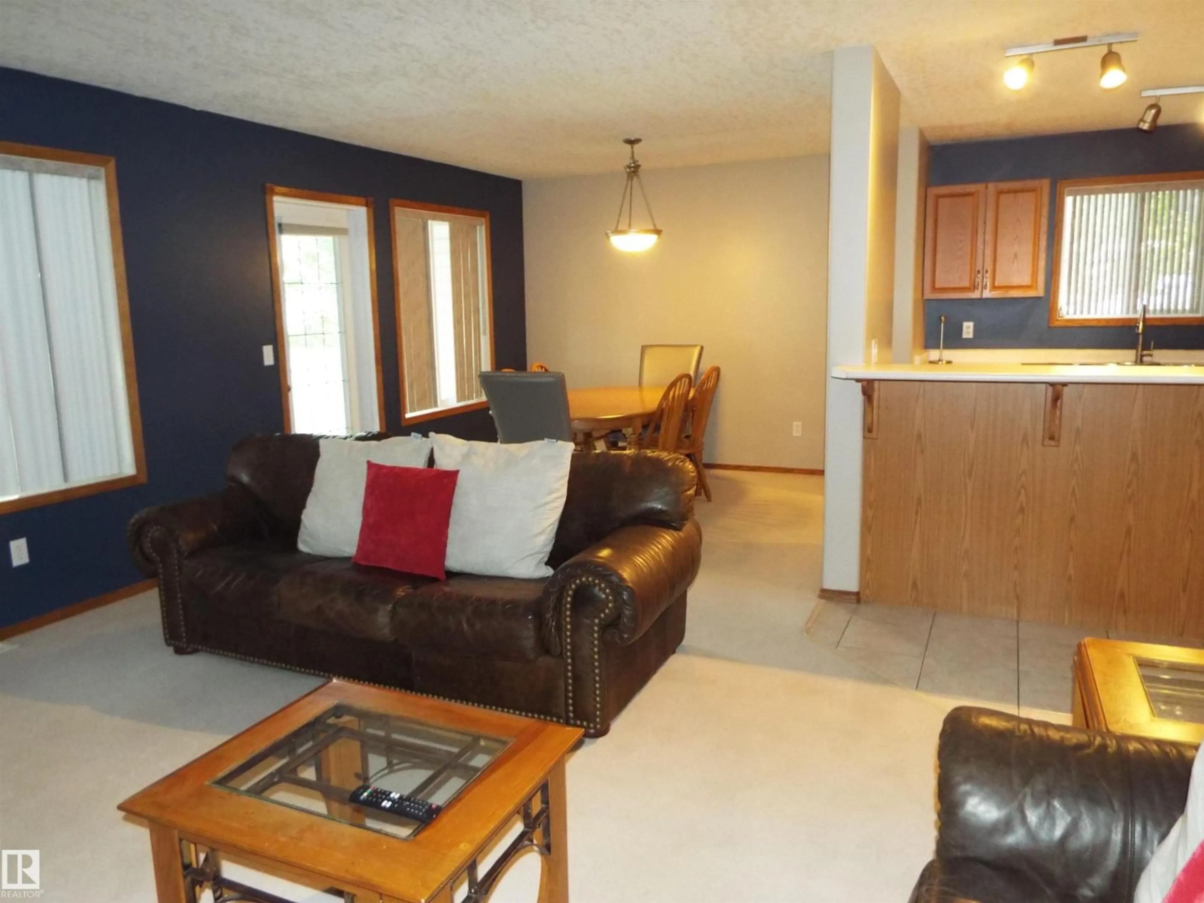 Living room with furniture, unknown for 102 4302 48 ST, Leduc Alberta T9E8J6