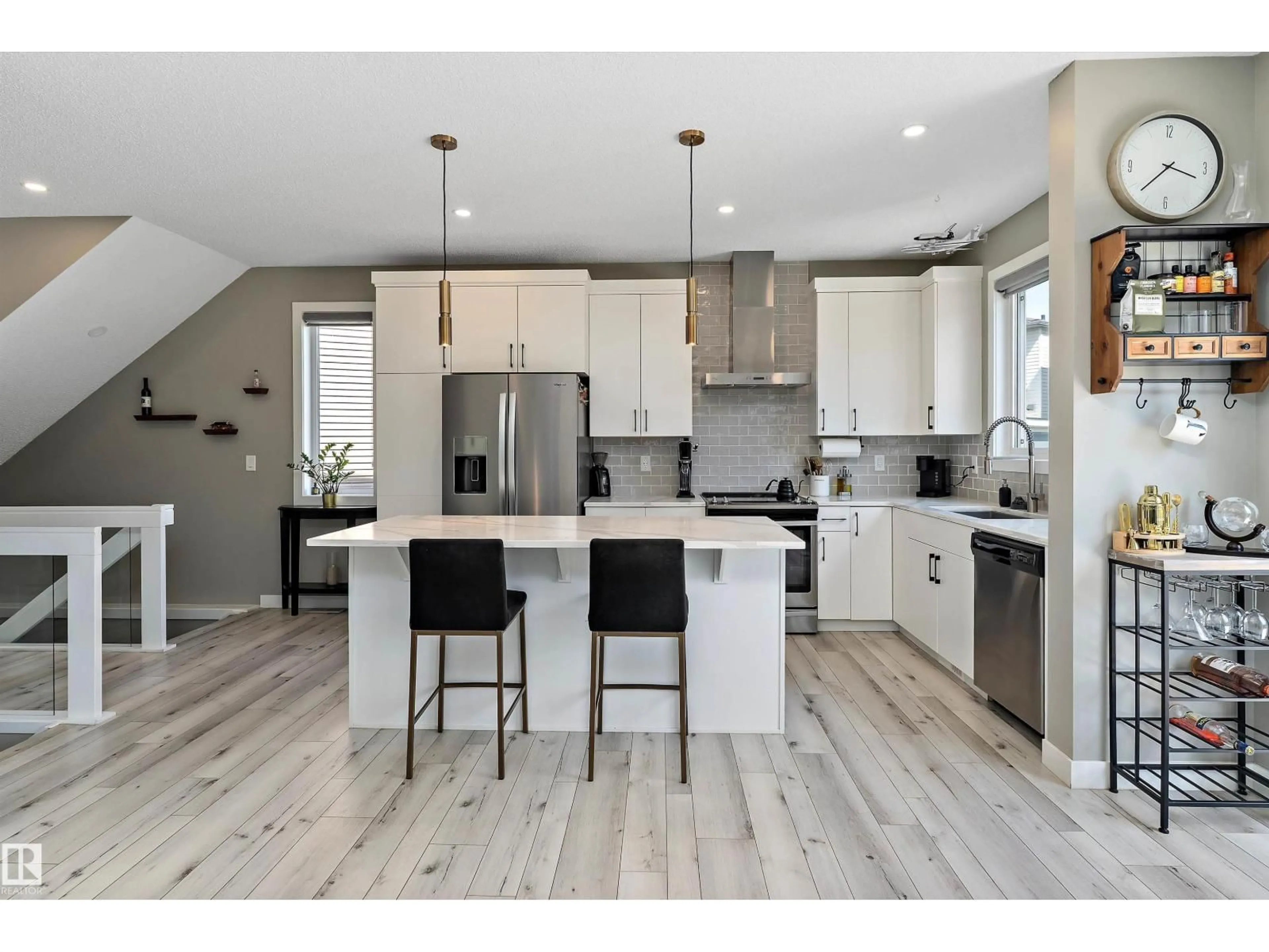 Open concept kitchen, unknown for NW - 1615 202 ST, Edmonton Alberta T6M1K6