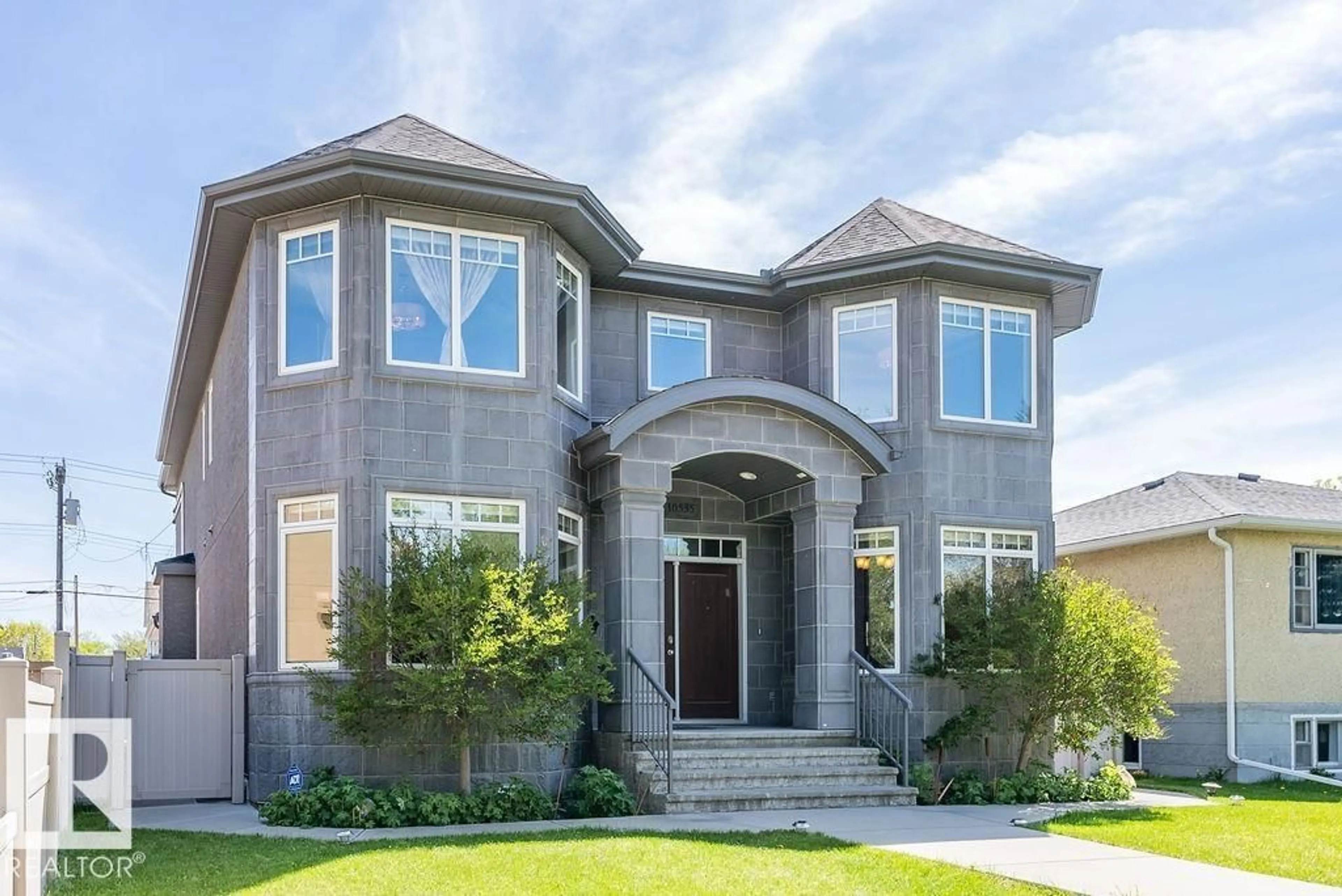 Home with brick exterior material, street for 10535 80 ST, Edmonton Alberta T6A3J8