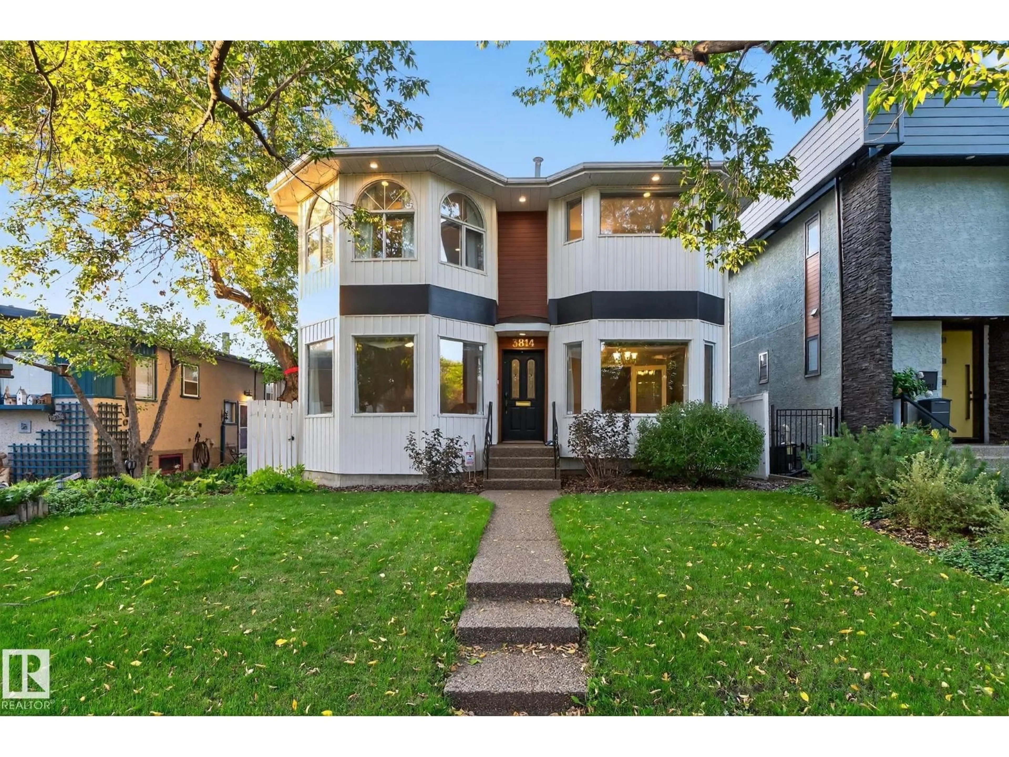 Home with brick exterior material, street for 3814 108 AV, Edmonton Alberta T5W0G1