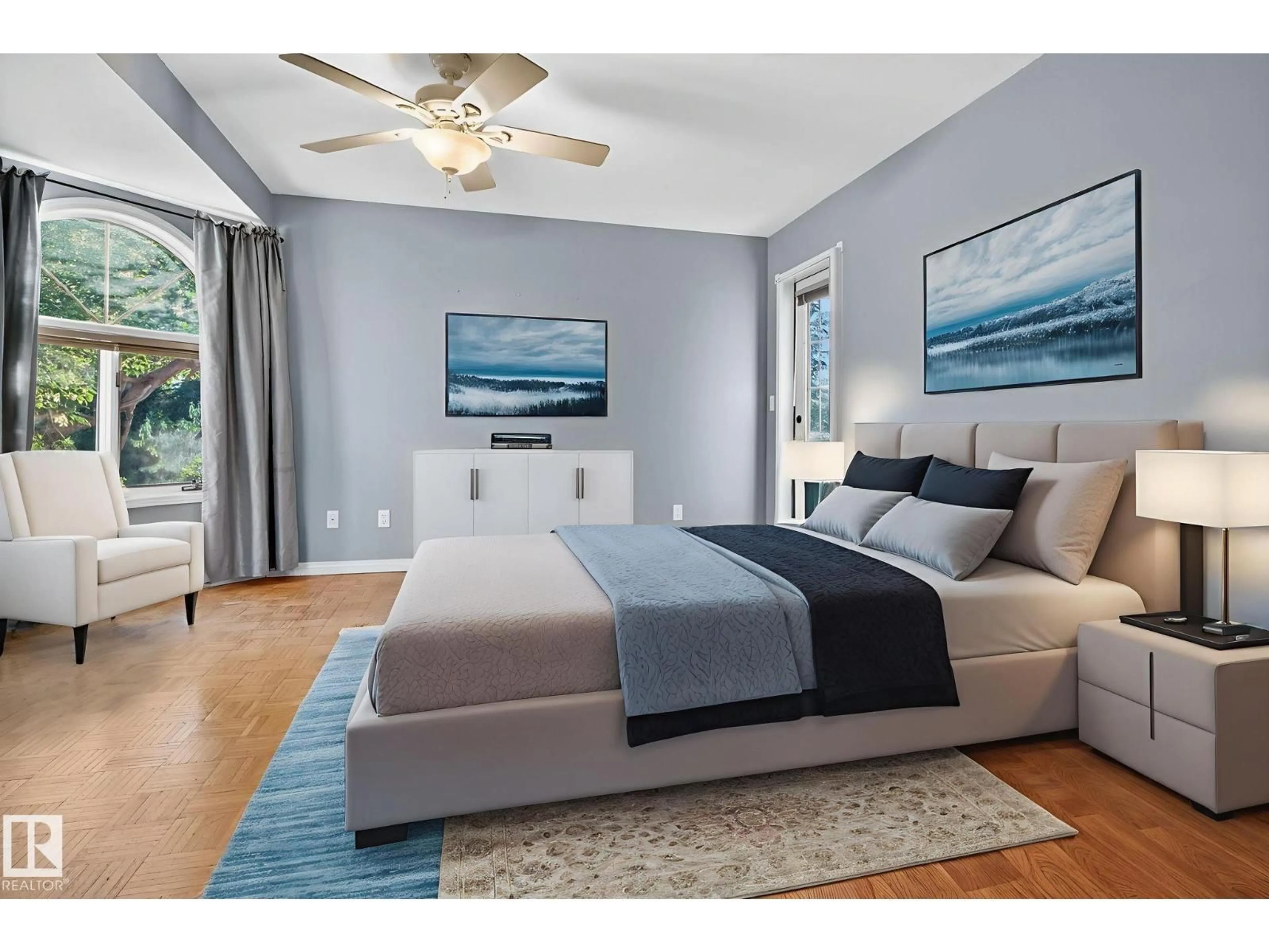 Bedroom with bed, unknown for 3814 108 AV, Edmonton Alberta T5W0G1